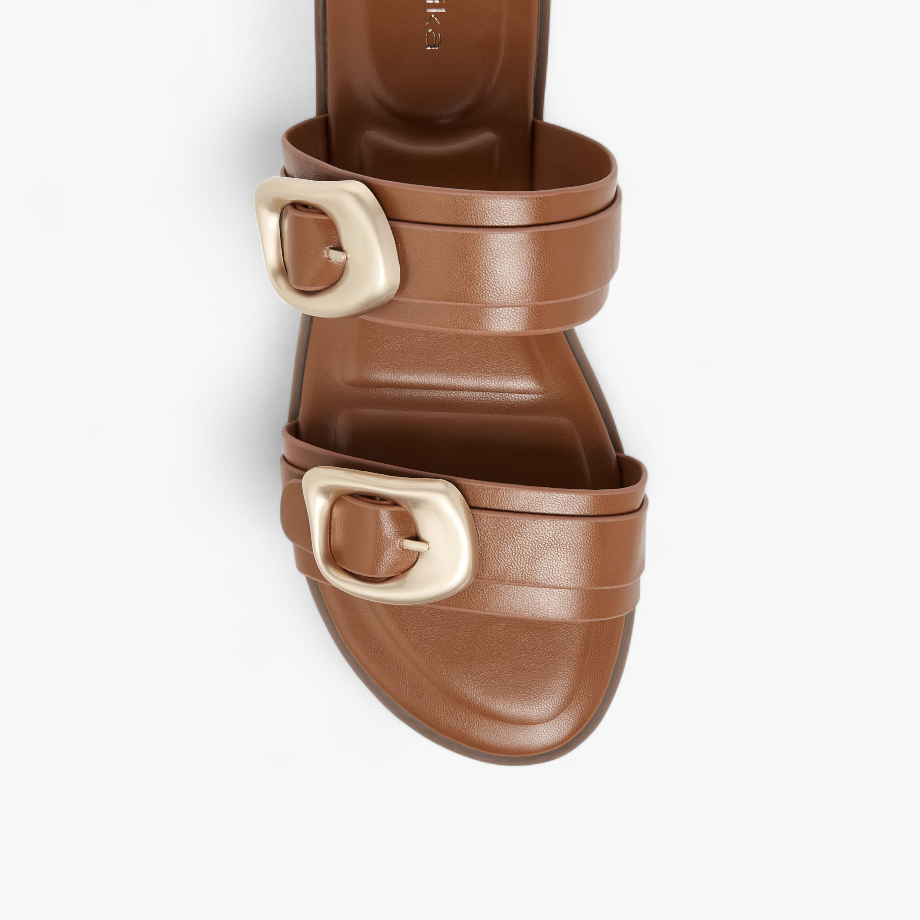 Paprika Solid Open Toe Sandals with Buckle Accent-women-shoes-flats-sandals-image-4