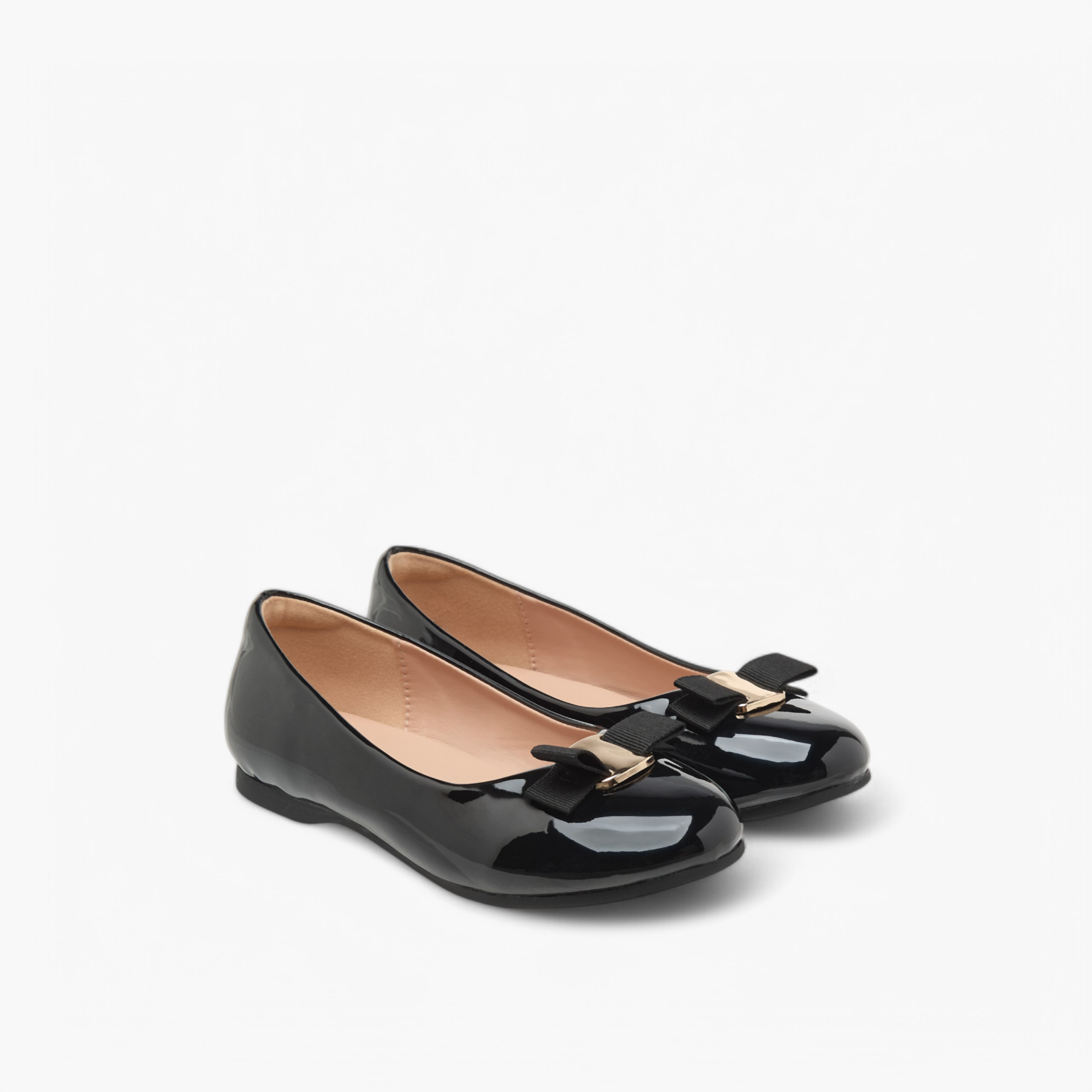 حذاء باليرينا سهل الارتداء بفيونكة من جونيورز-girls-shoes-ballerinas-image-1