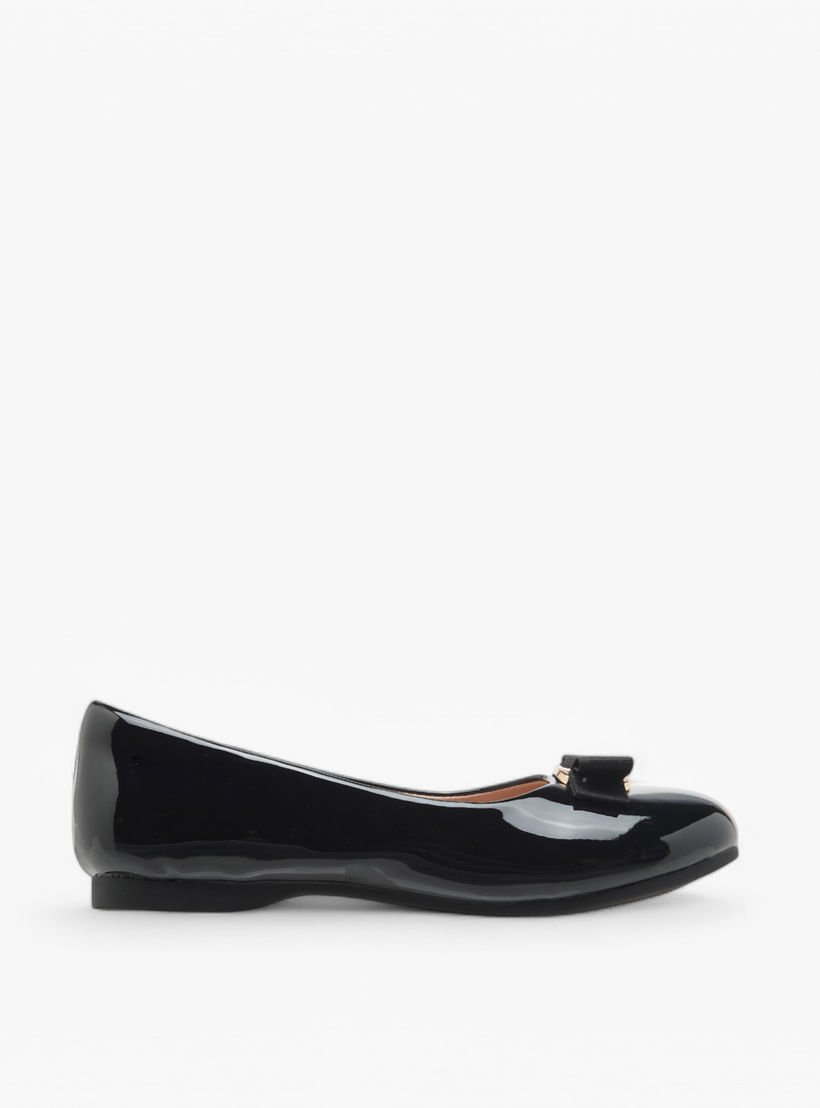 حذاء باليرينا سهل الارتداء بفيونكة من جونيورز-girls-shoes-ballerinas-image-3