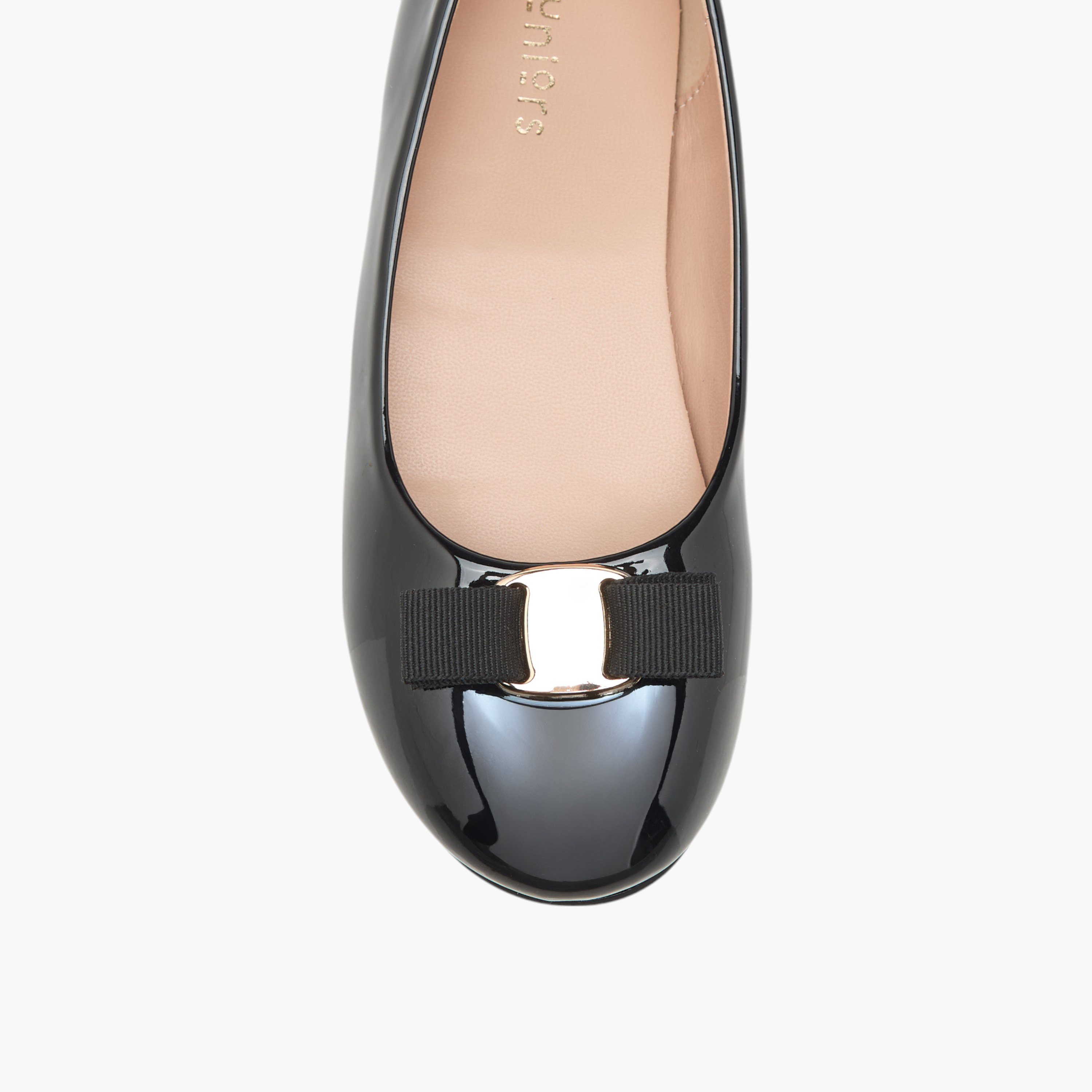 حذاء باليرينا سهل الارتداء بفيونكة من جونيورز-girls-shoes-ballerinas-image-4