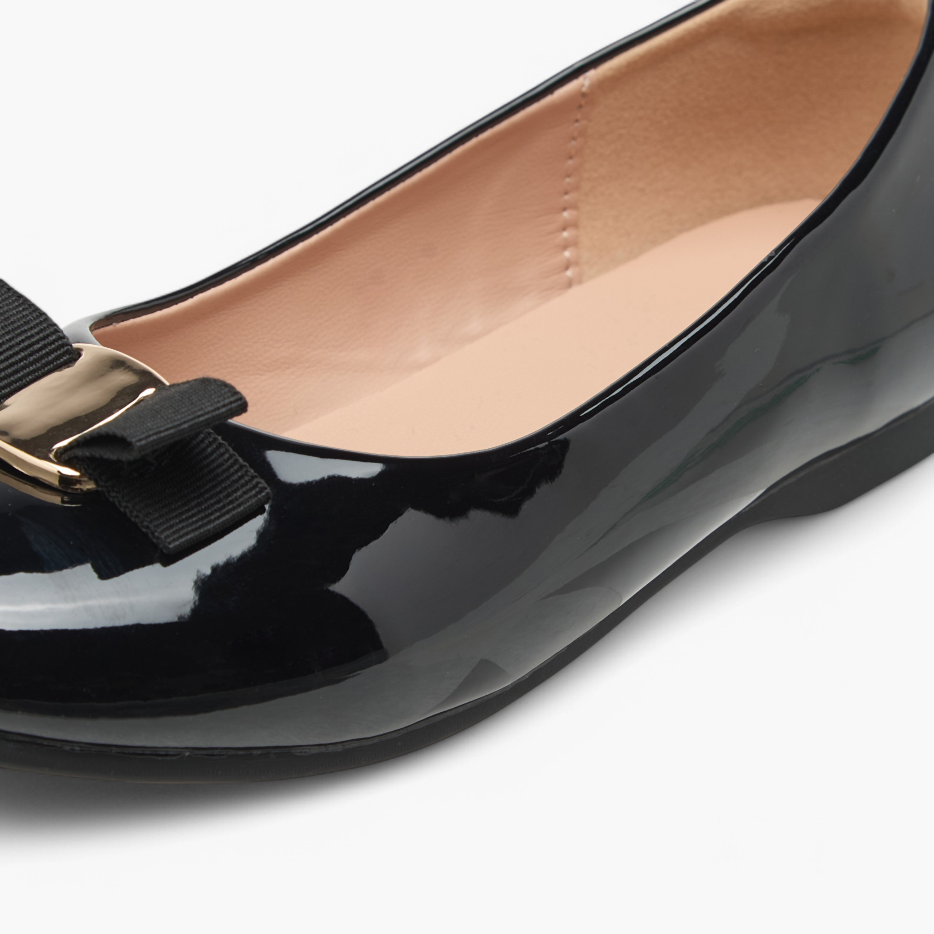 حذاء باليرينا سهل الارتداء بفيونكة من جونيورز-girls-shoes-ballerinas-image-6