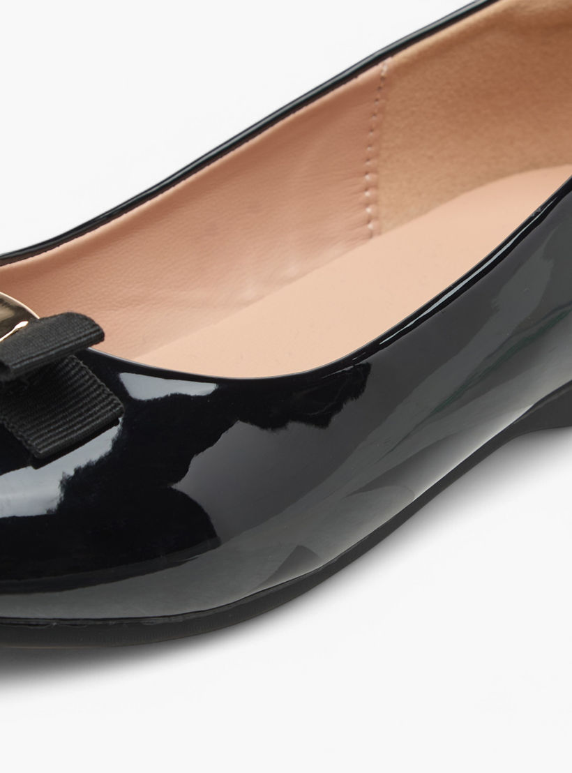 حذاء باليرينا سهل الارتداء بفيونكة من جونيورز-girls-shoes-ballerinas-image-6