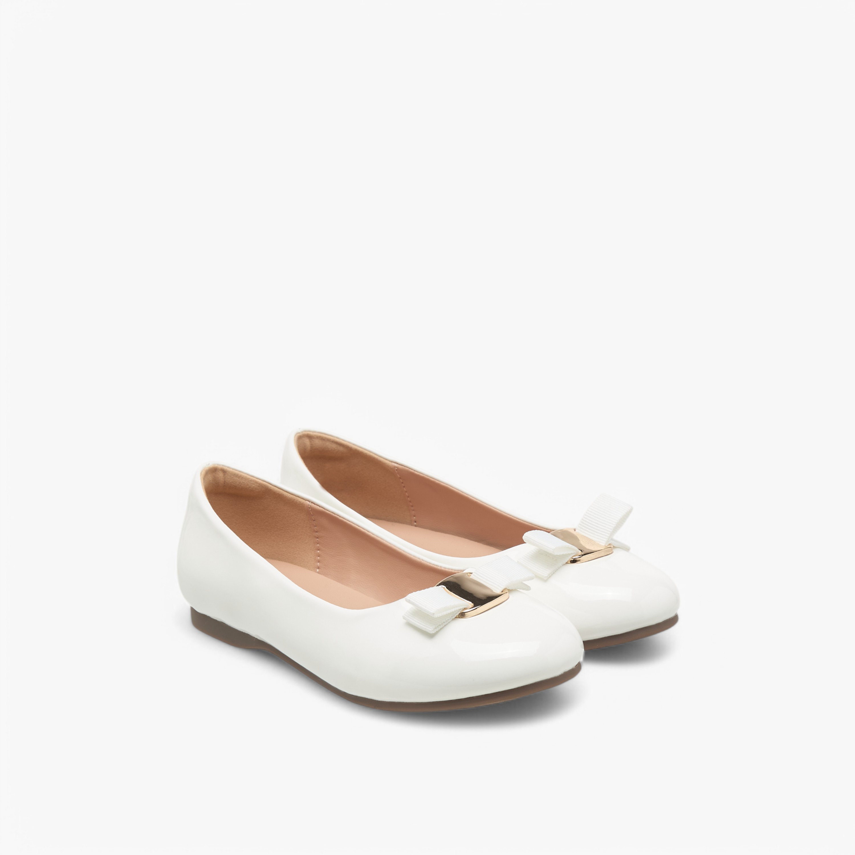 حذاء باليرينا سهل الارتداء بفيونكة من جونيورز-girls-shoes-ballerinas-image-1