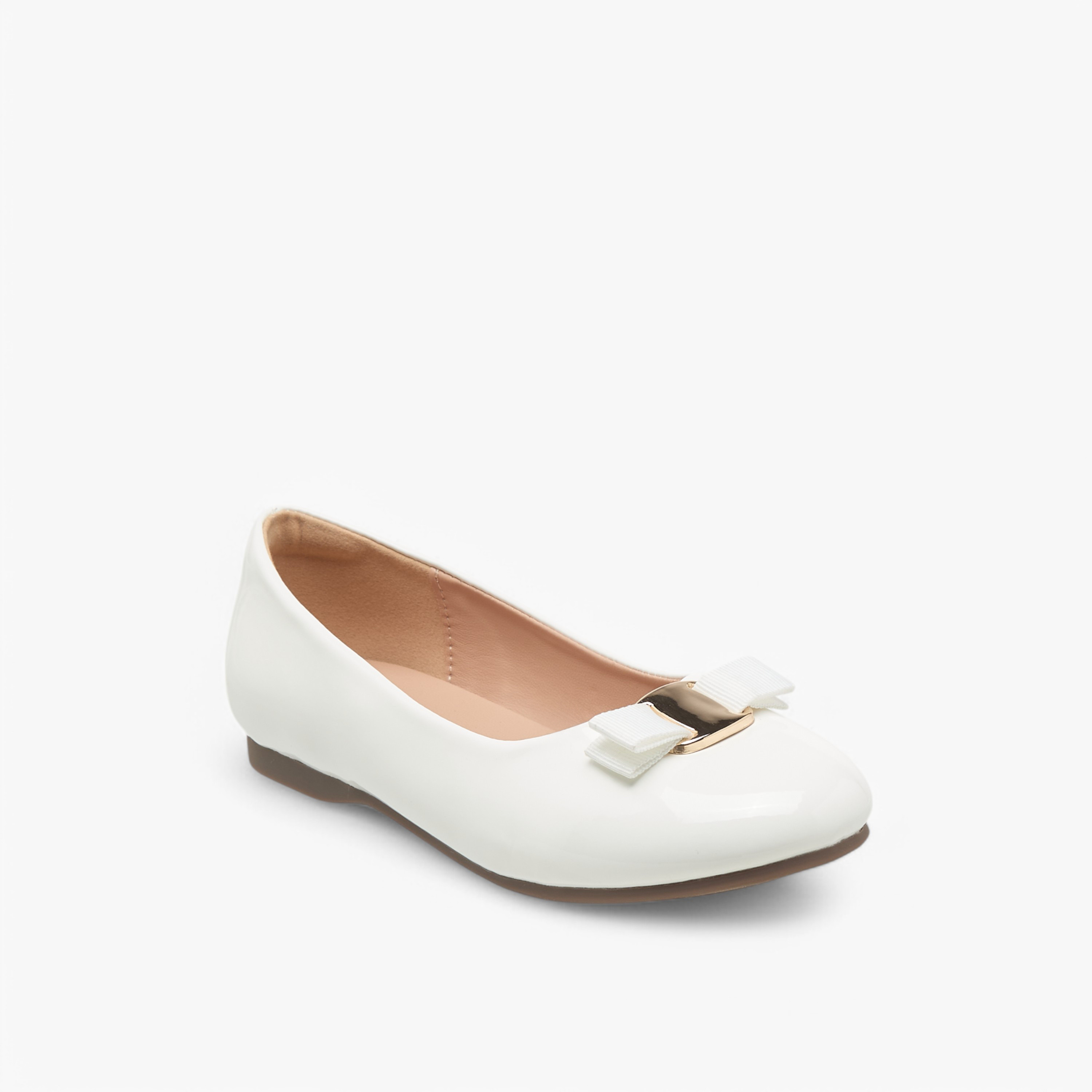 حذاء باليرينا سهل الارتداء بفيونكة من جونيورز-girls-shoes-ballerinas-image-2
