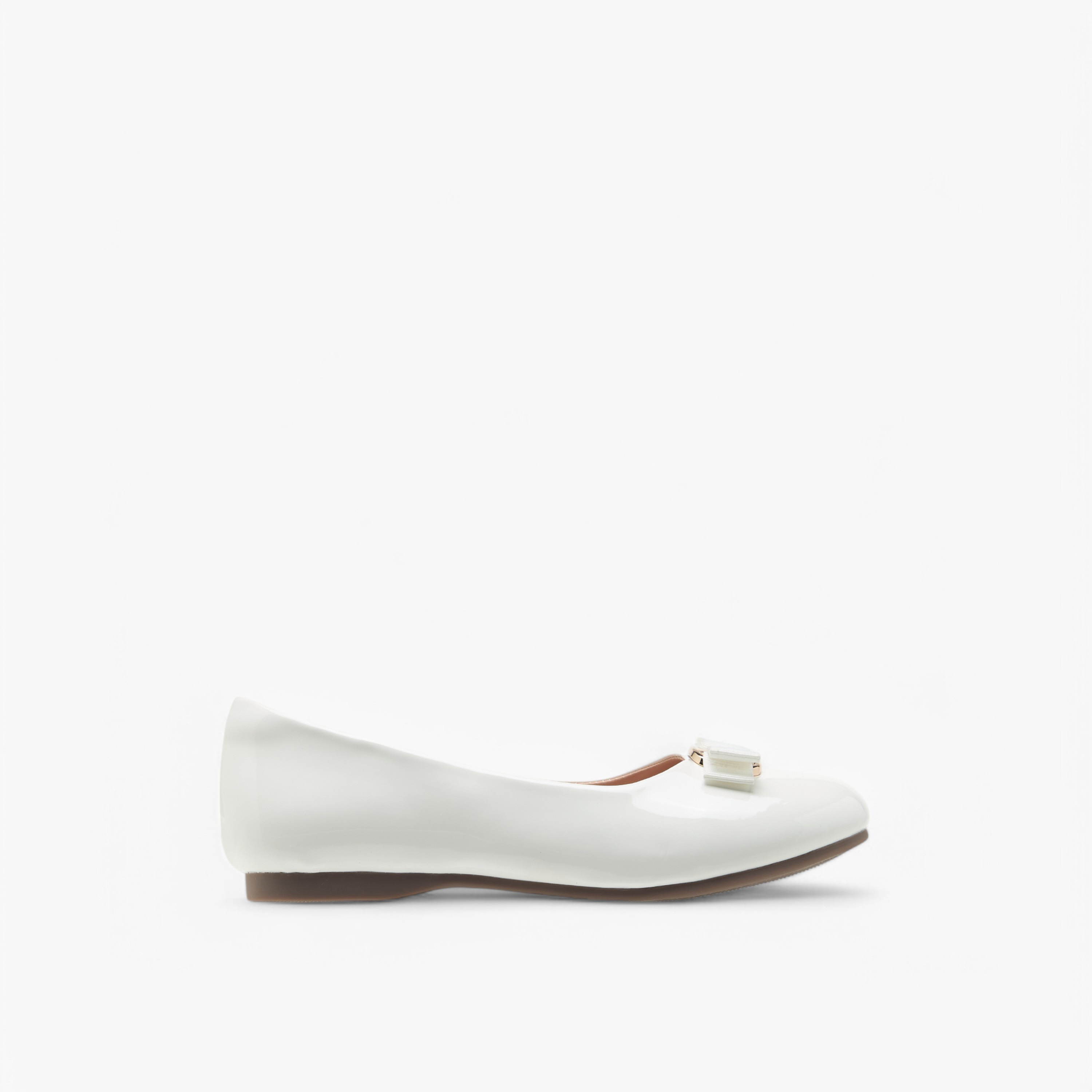 حذاء باليرينا سهل الارتداء بفيونكة من جونيورز-girls-shoes-ballerinas-image-3