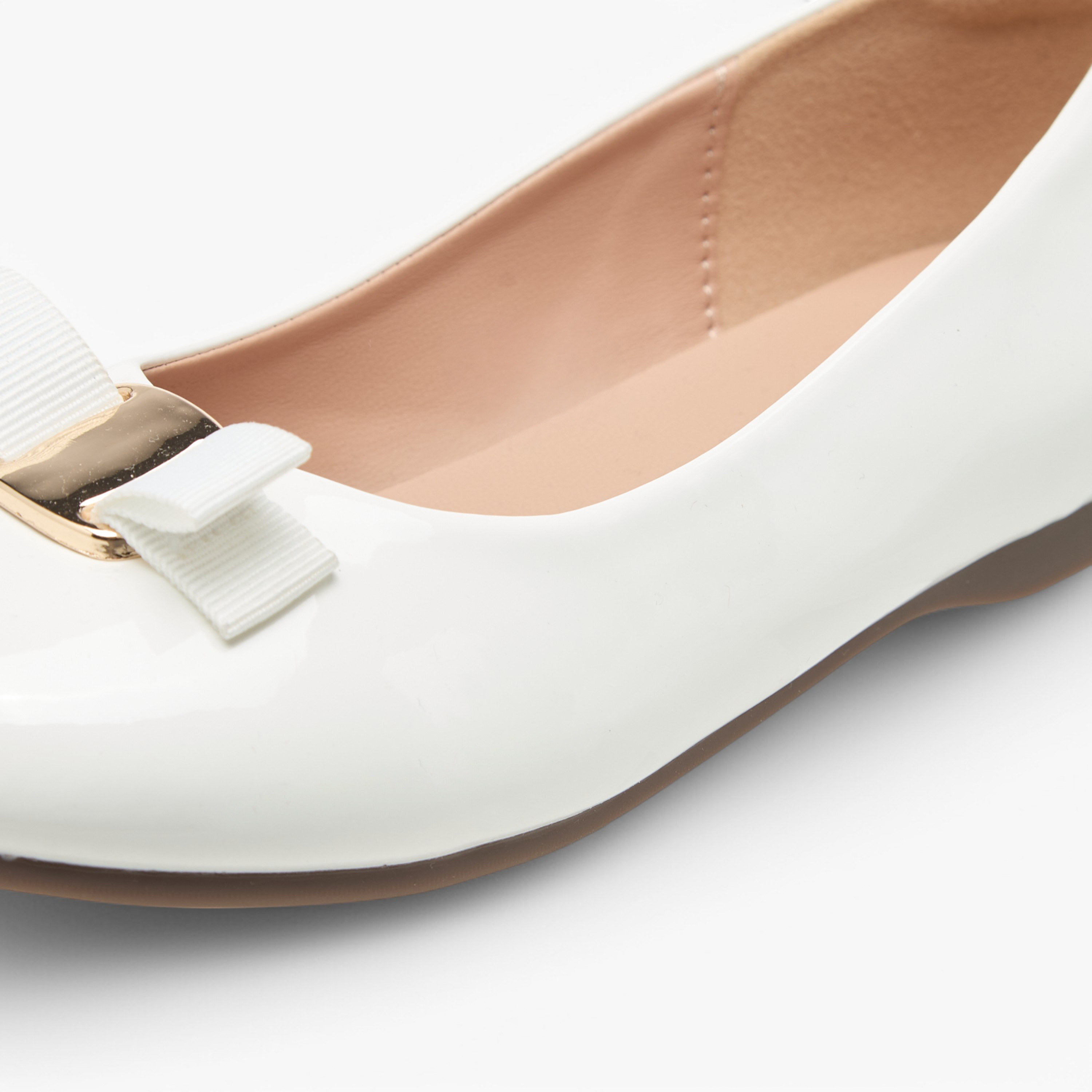 حذاء باليرينا سهل الارتداء بفيونكة من جونيورز-girls-shoes-ballerinas-image-6