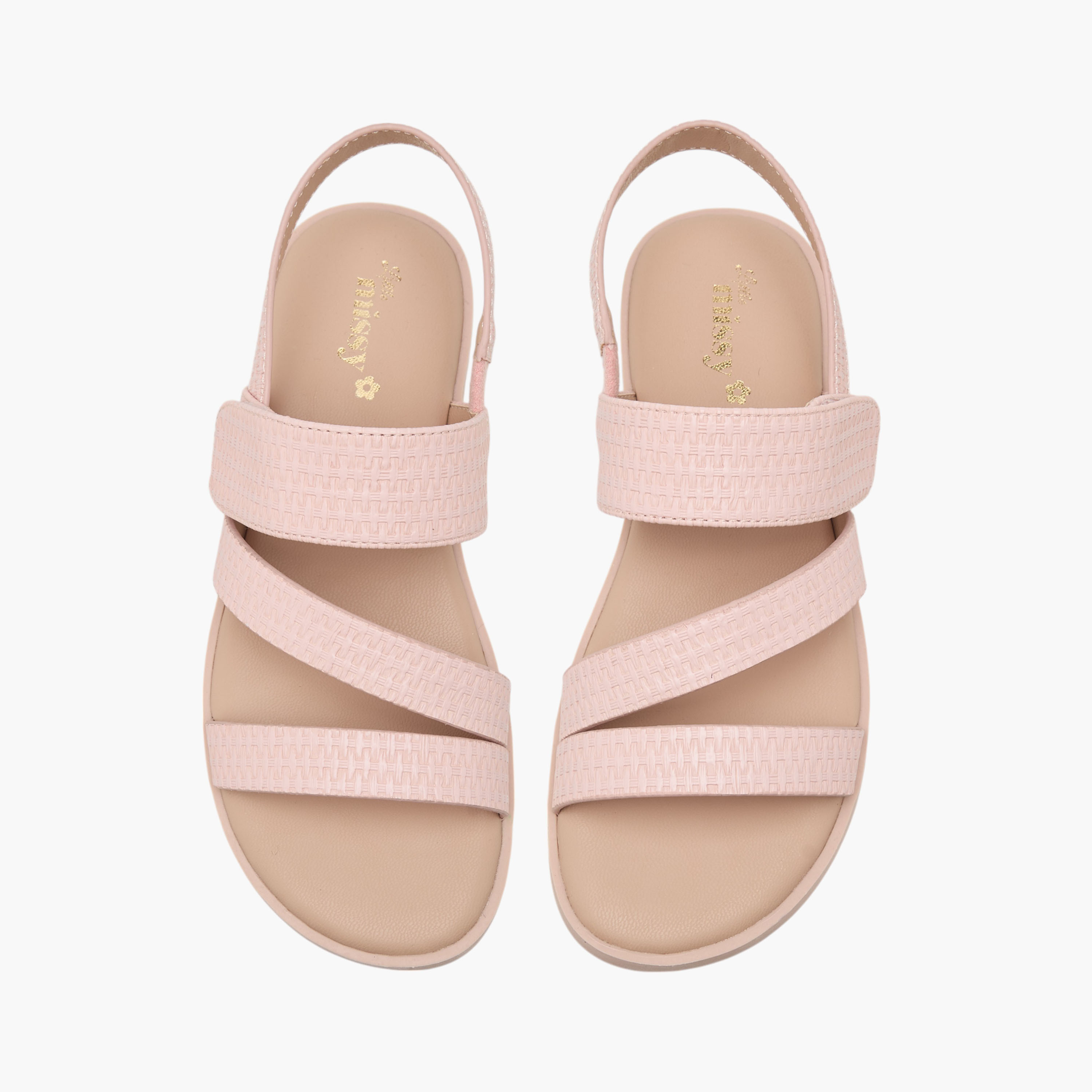 Little Missy Strappy Sandals with Hook and Loop Closure-girls-shoes-sandals-image-1