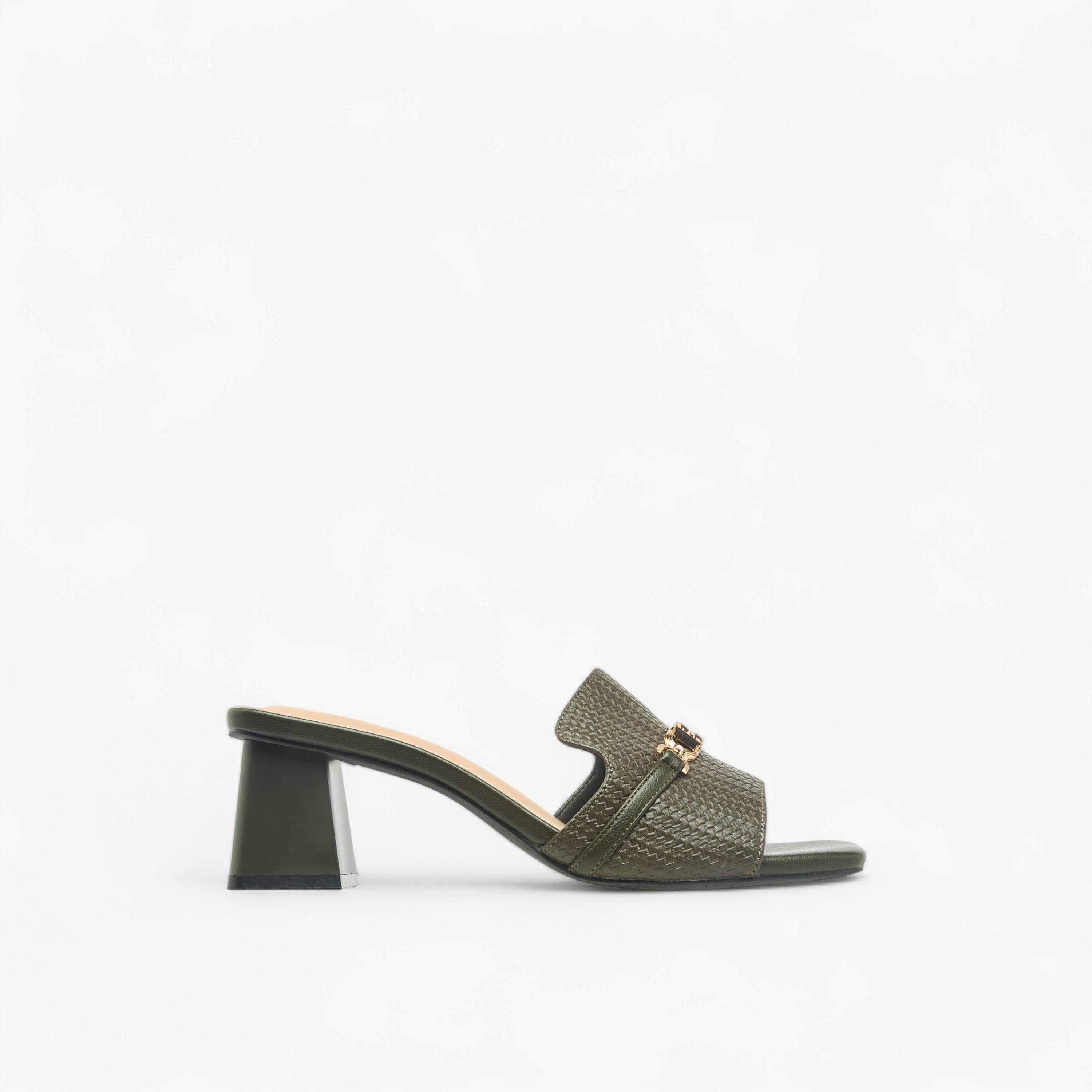 صندل بارز الملمس بكعب سميك للنساء من فلورا بيلا-women-shoes-sandals-heeled-image-3