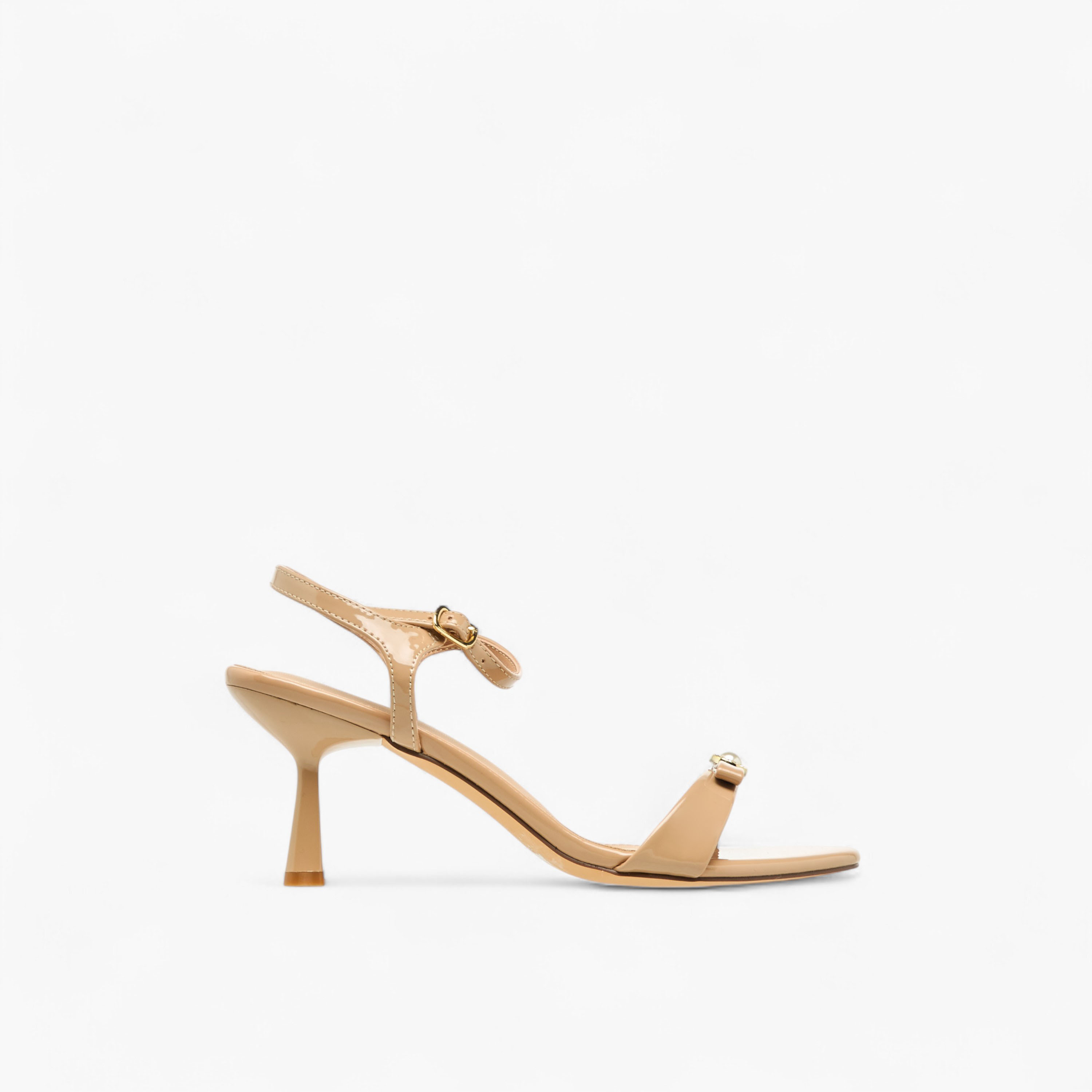 Flora Bella Womens Bow Detail Flared Heel Strap Sandals-women-shoes-sandals-heeled-image-3