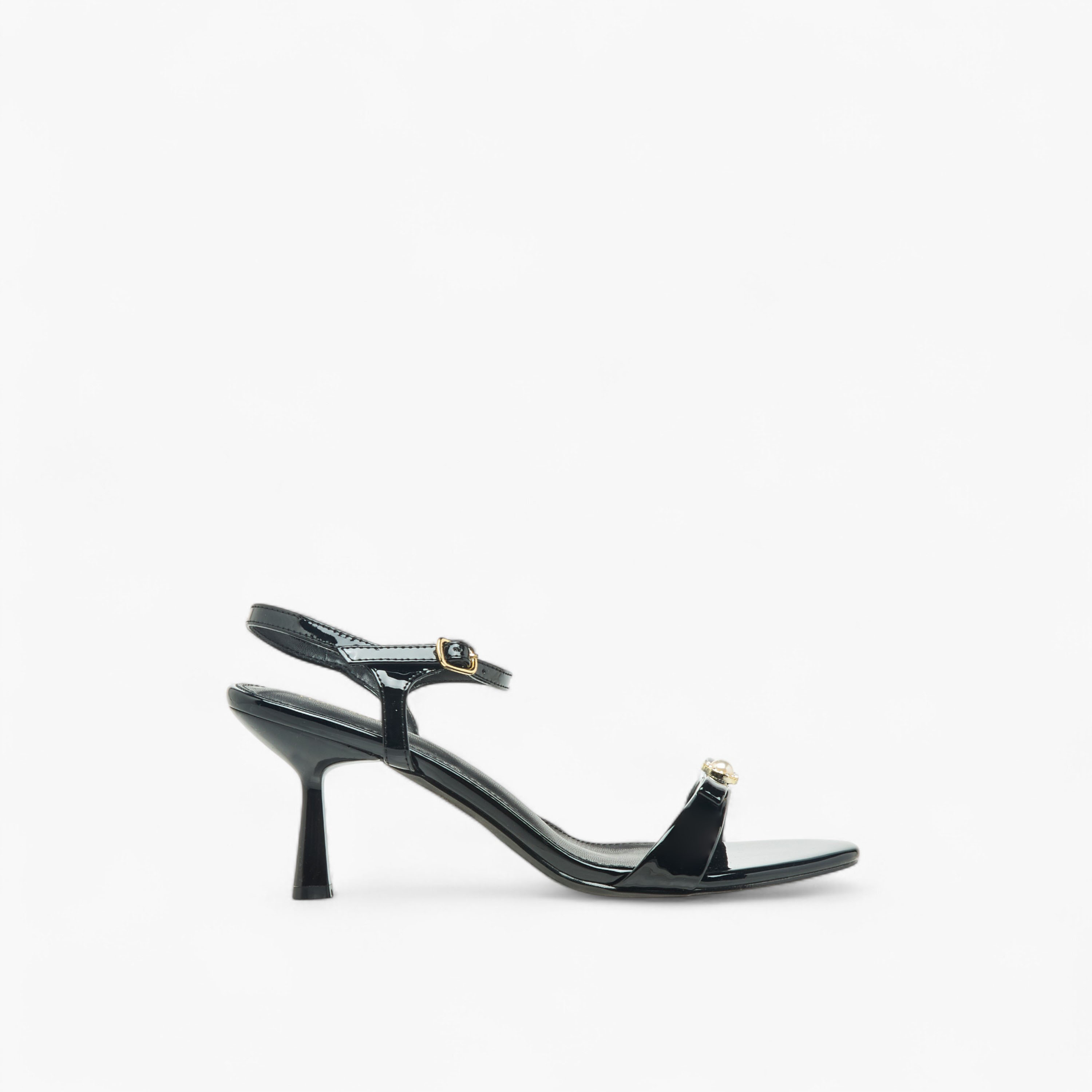 صندل بحزام وكعب مدبب وتفاصيل فيونكة للنساء من فلورا بيلا-women-shoes-sandals-heeled-image-3
