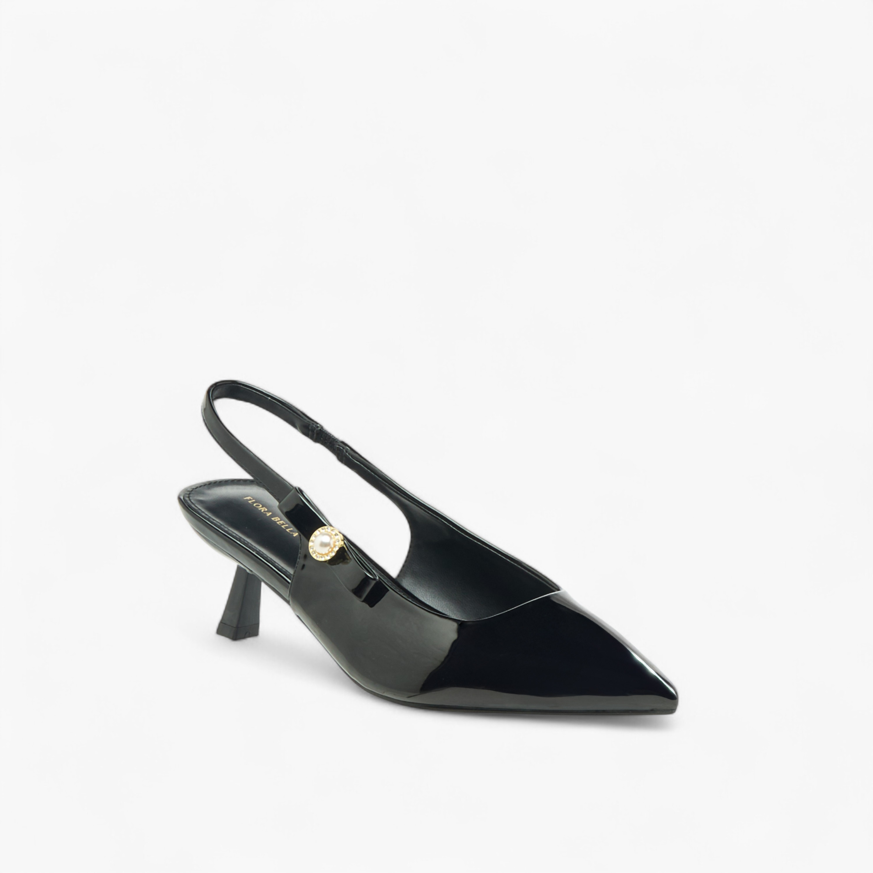 Flora Bella Womens Bow Detail Flared Heel Slingback Shoes-women-shoes-heels-image-2