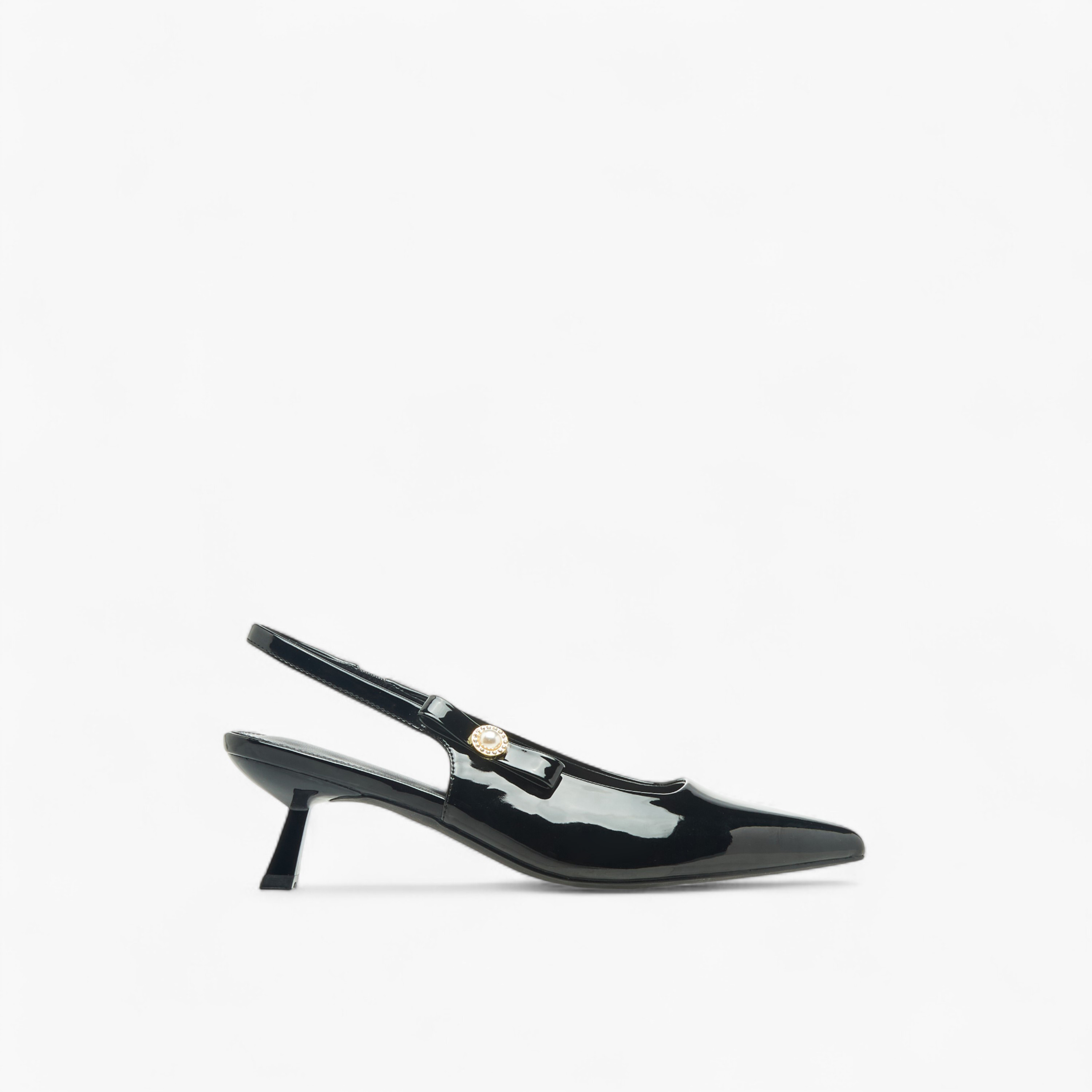 Flora Bella Womens Bow Detail Flared Heel Slingback Shoes-women-shoes-heels-image-3