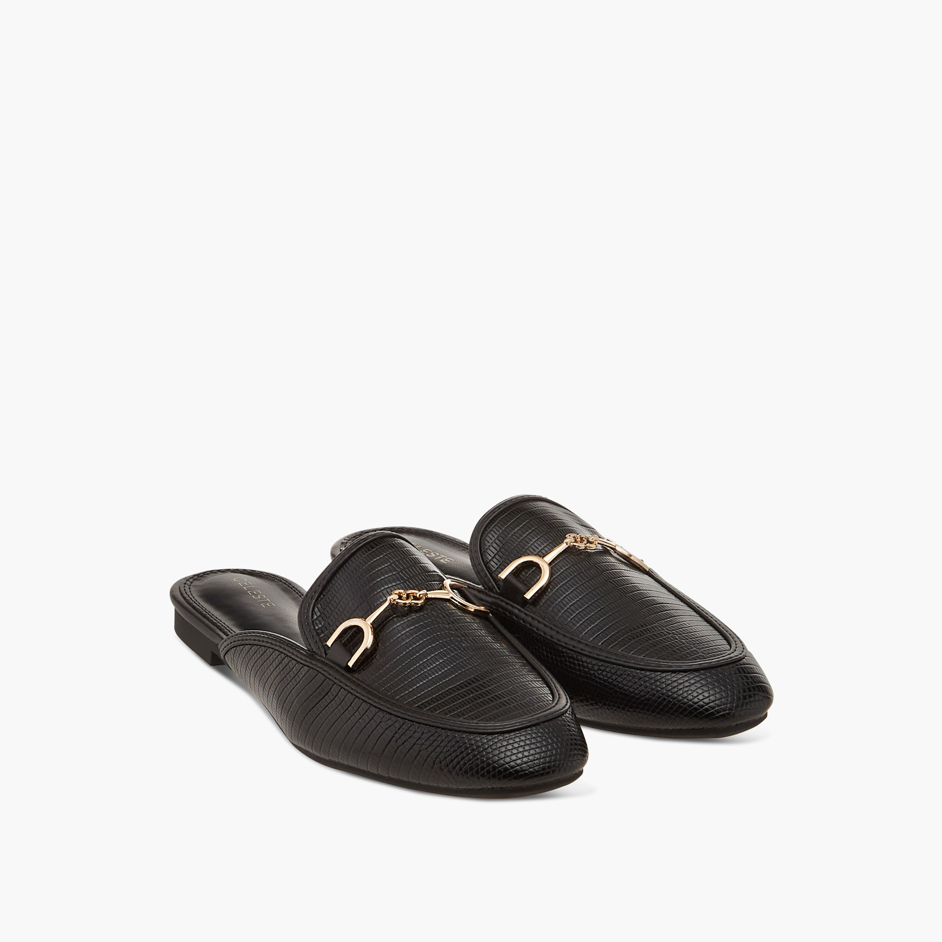 Celeste Women's Metal Accent Slip-On Mules-women-shoes-flats-mules-image-1