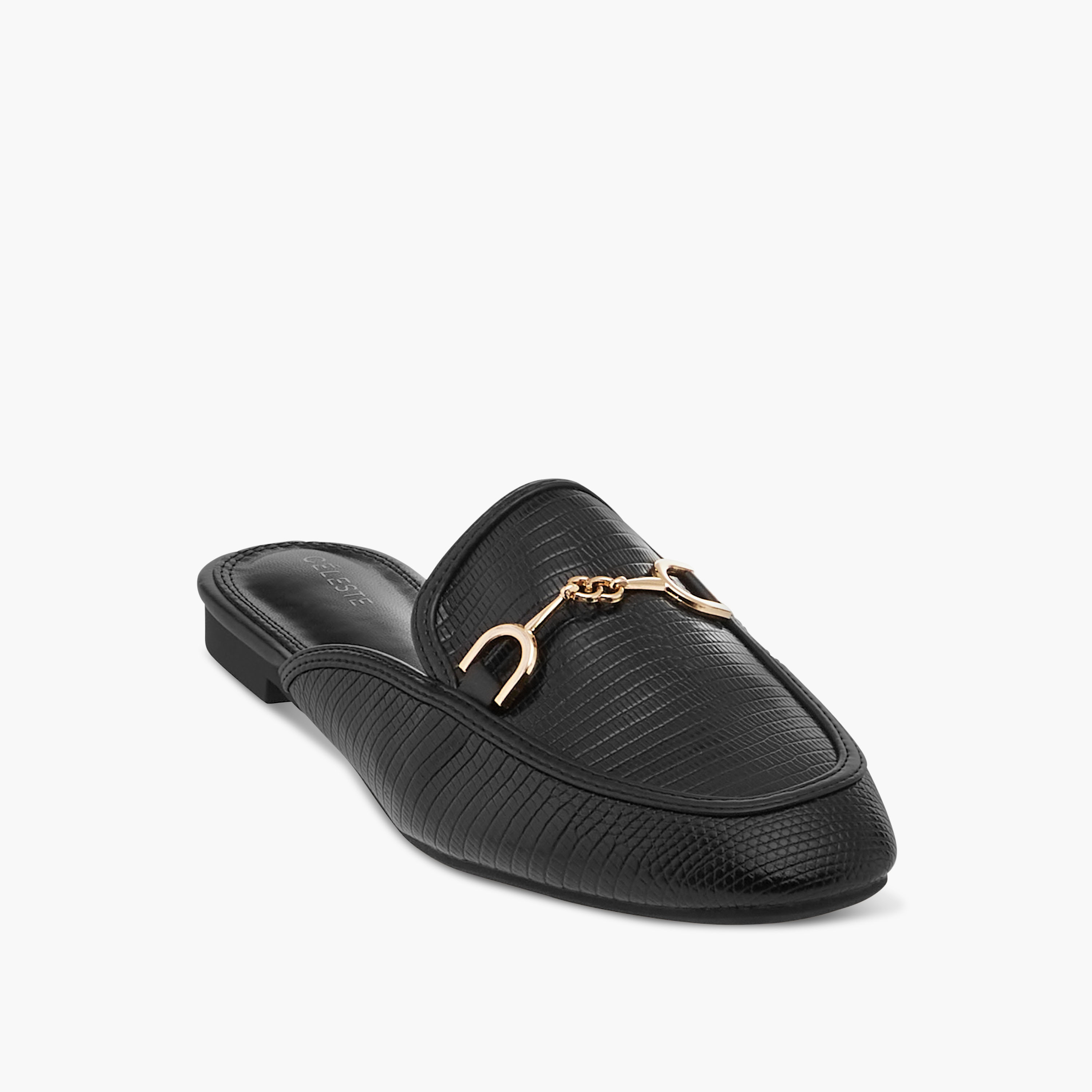 Celeste Women's Metal Accent Slip-On Mules-women-shoes-flats-mules-image-2