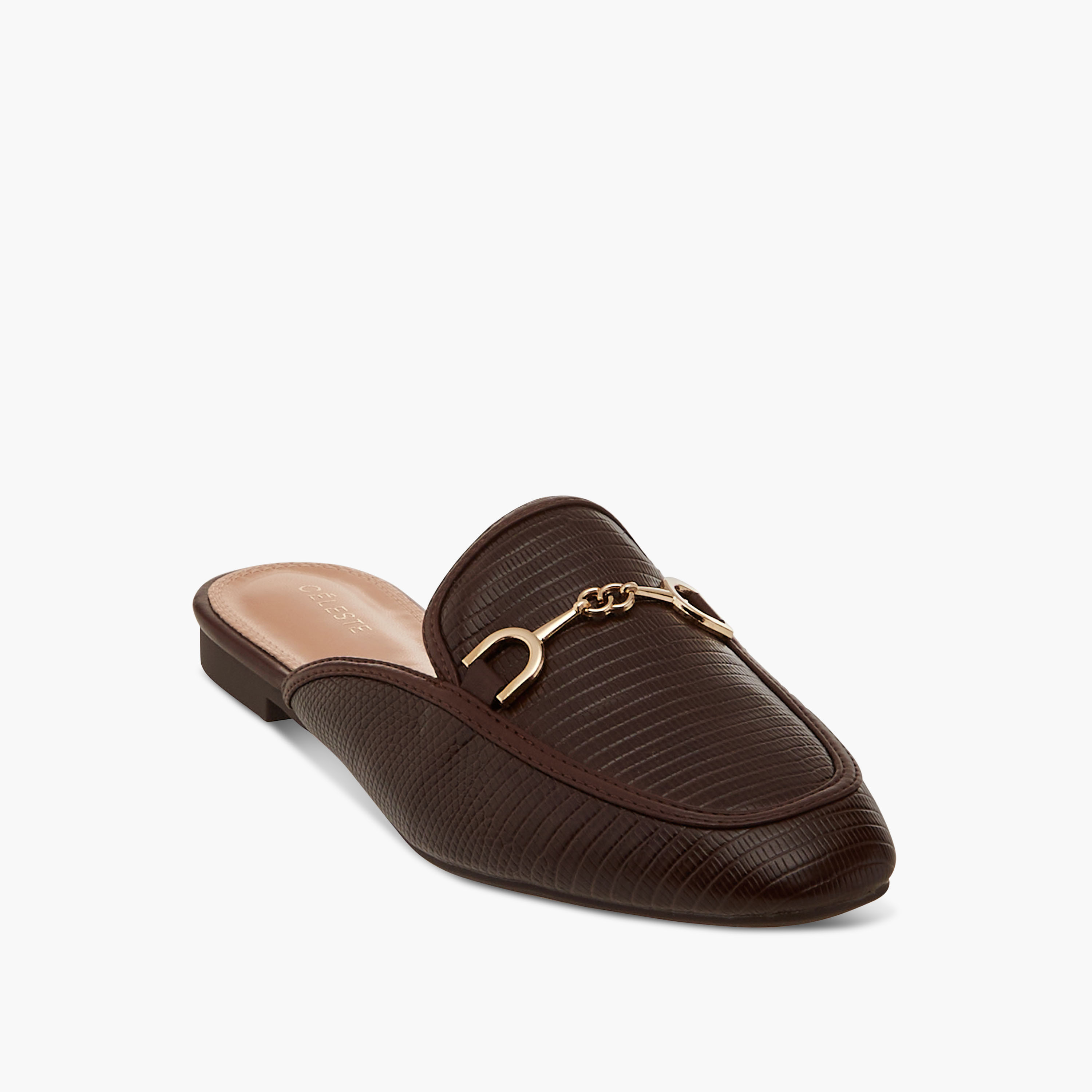 حذاء ميول سهل الارتداء بزينة معدن للنساء من سيليست-women-shoes-flats-mules-image-2