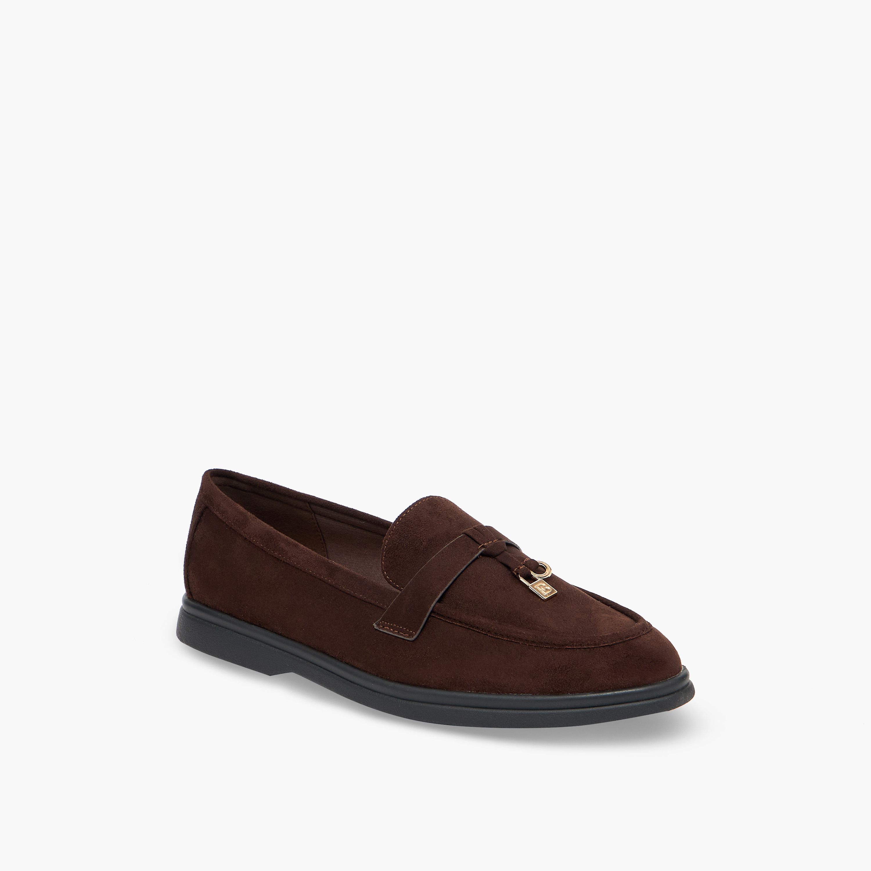 حذاء لوفر بزينة ميتاليك للنساء من فلورا بيلا-women-shoes-flats-loafers-image-2