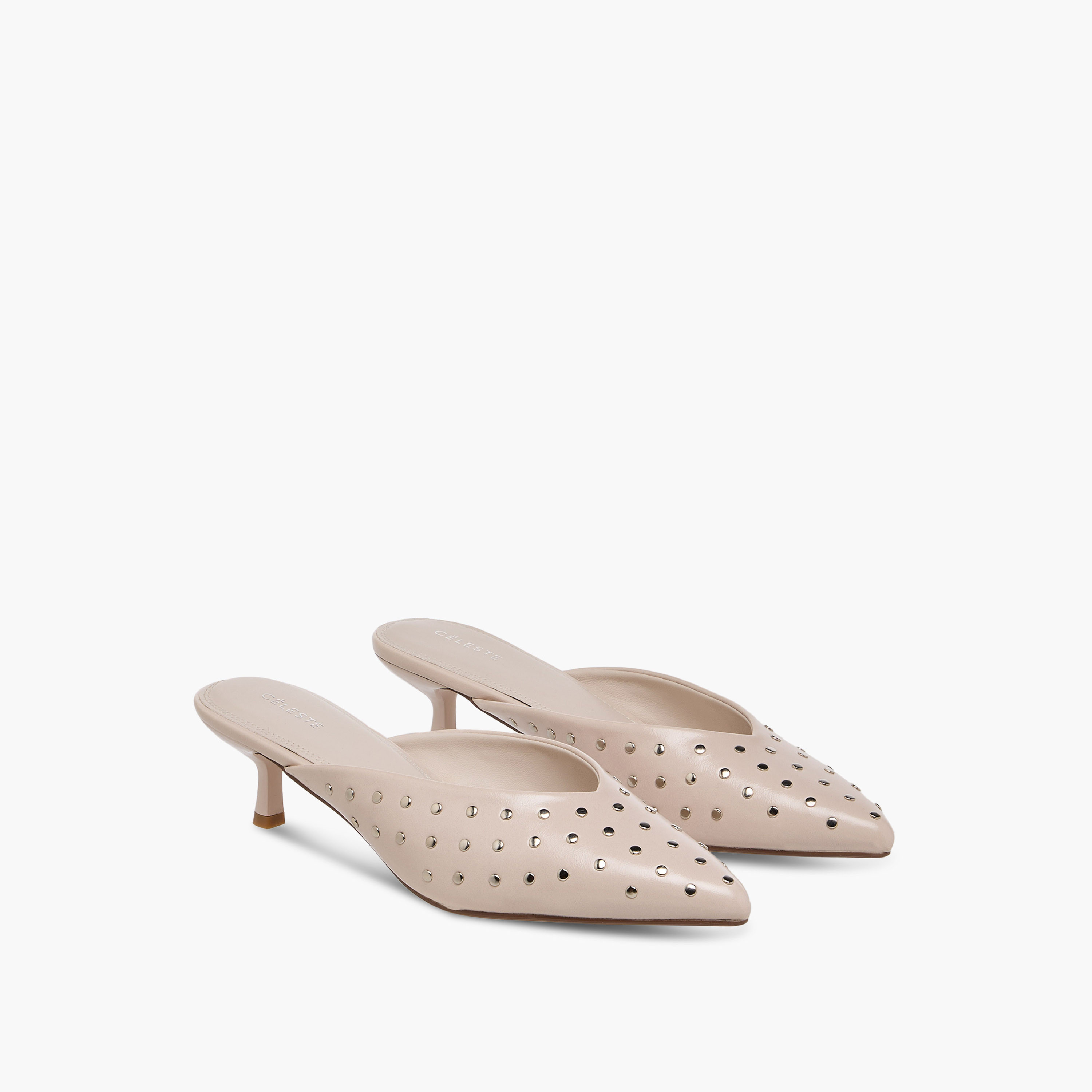 حذاء ميول مزين سهل الارتداء بكعب صغير للنساء من سيليست-women-shoes-heels-image-1