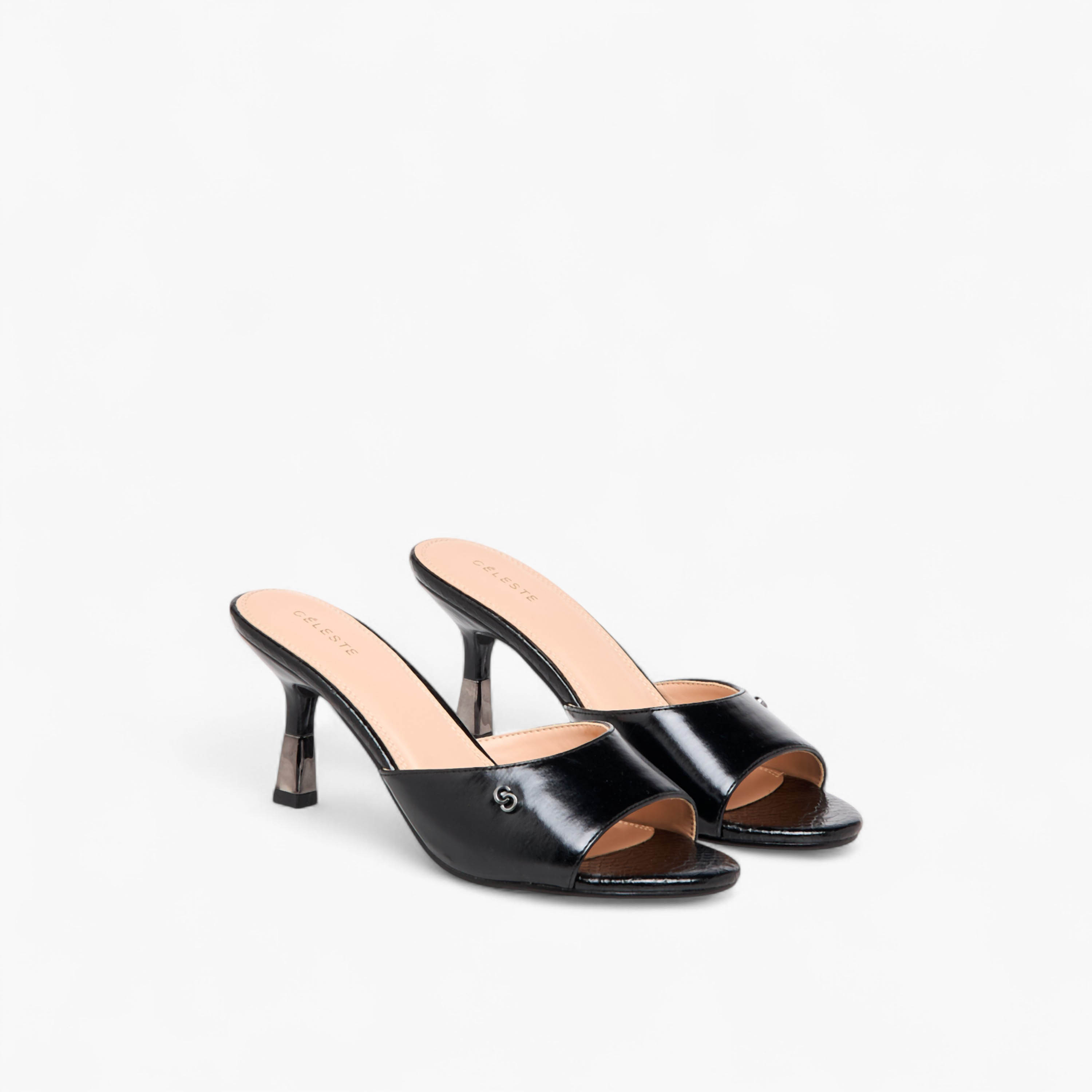 Celeste Women Solid Stiletto Heel Sandals-women-shoes-sandals-heeled-image-1