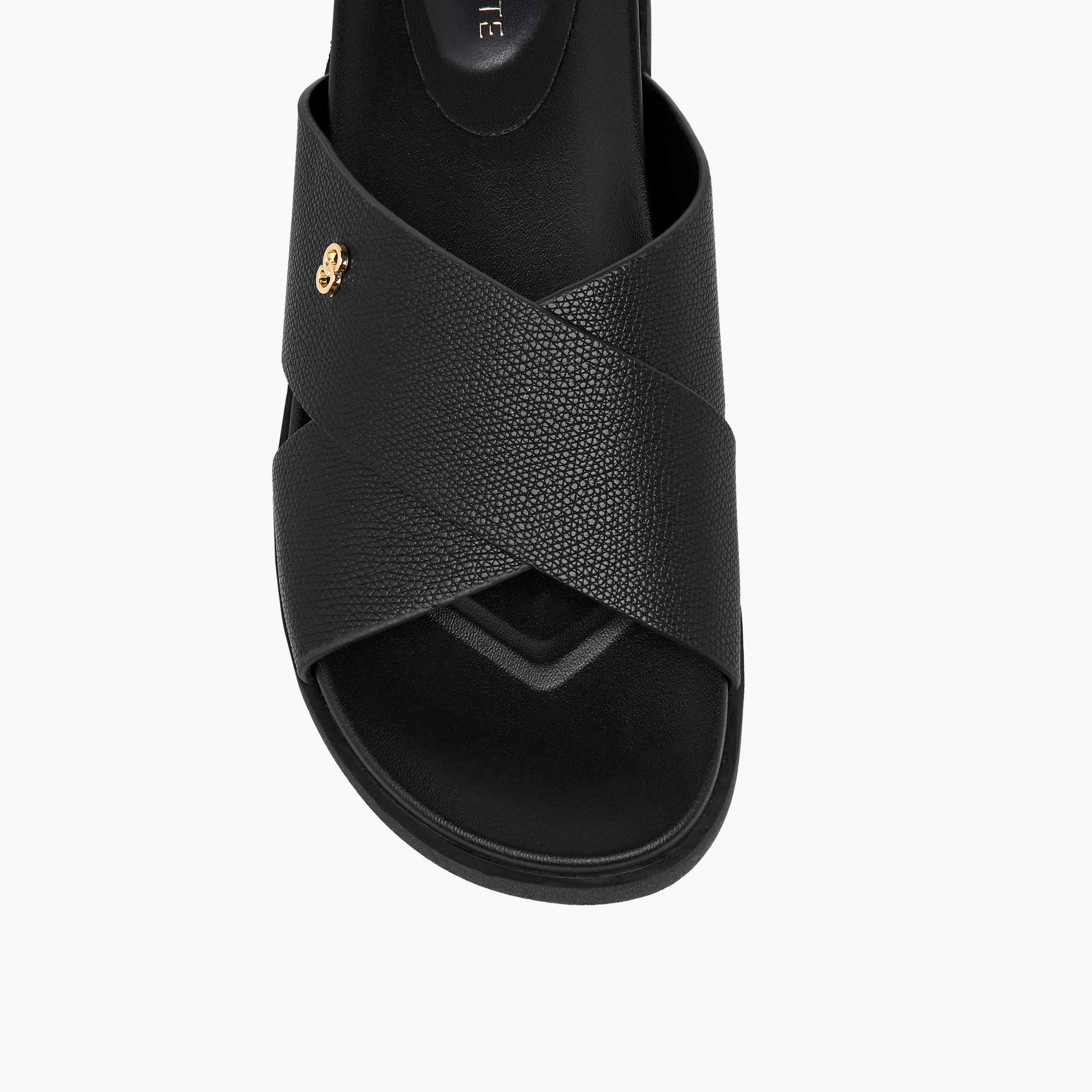 Celeste Womens Cross Strap Slip-On Sandals-women-shoes-flats-sandals-image-4
