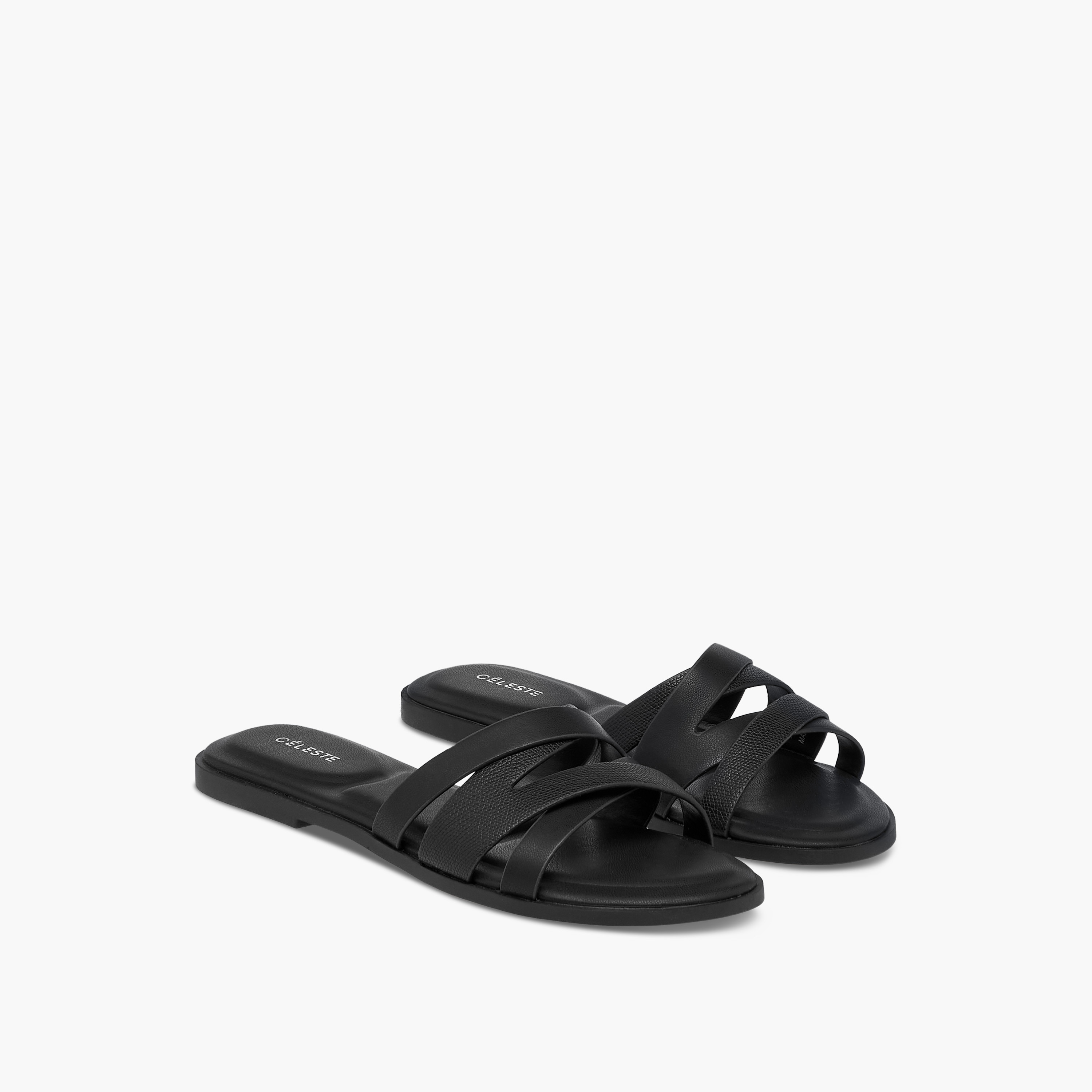 Celeste Women's Cross-Strap Slip-On Sandals-women-shoes-flats-sandals-image-1