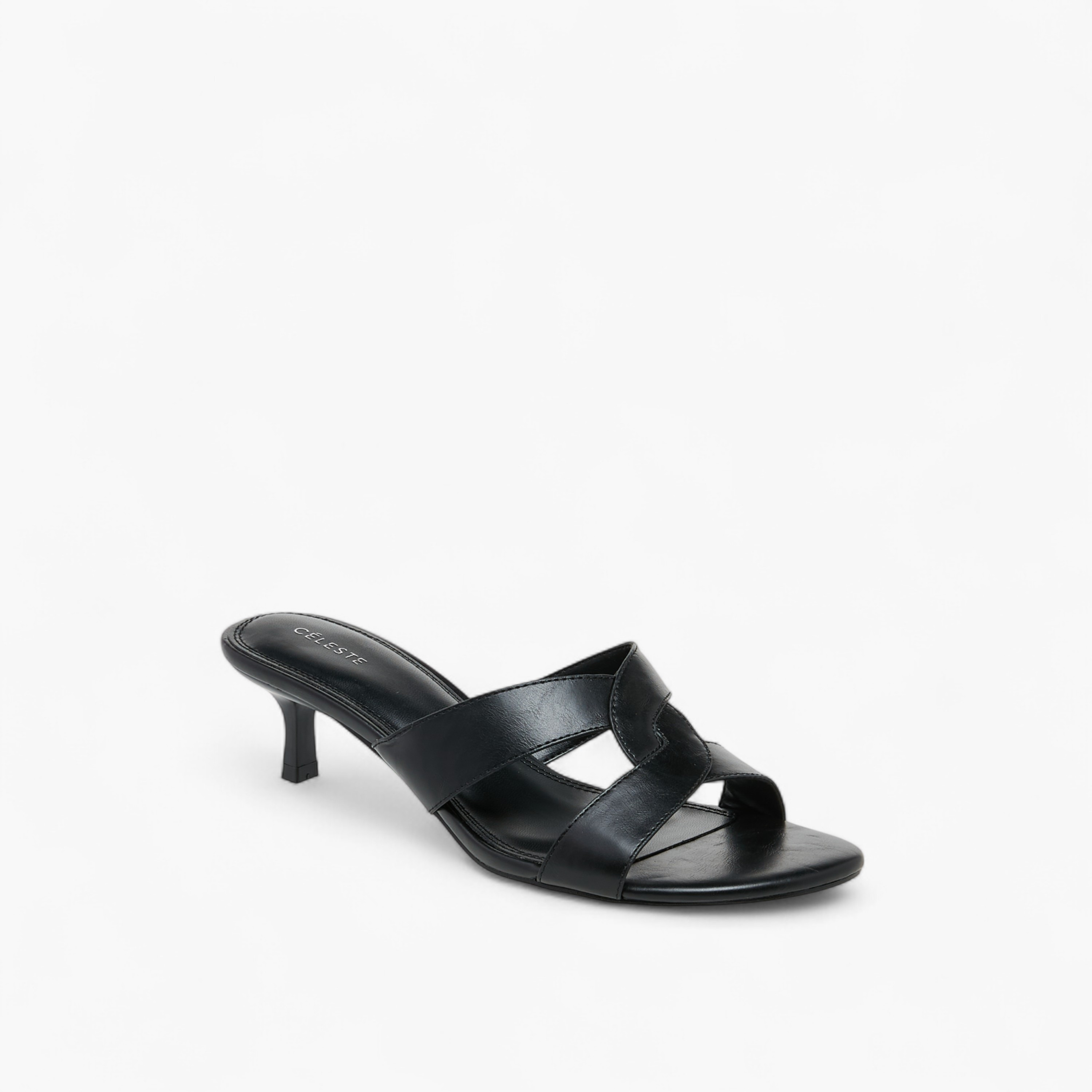 صندل سهل الارتداء بكعب صغير وتفاصيل مفرغة للنساء من سيليست-women-shoes-sandals-heeled-image-7