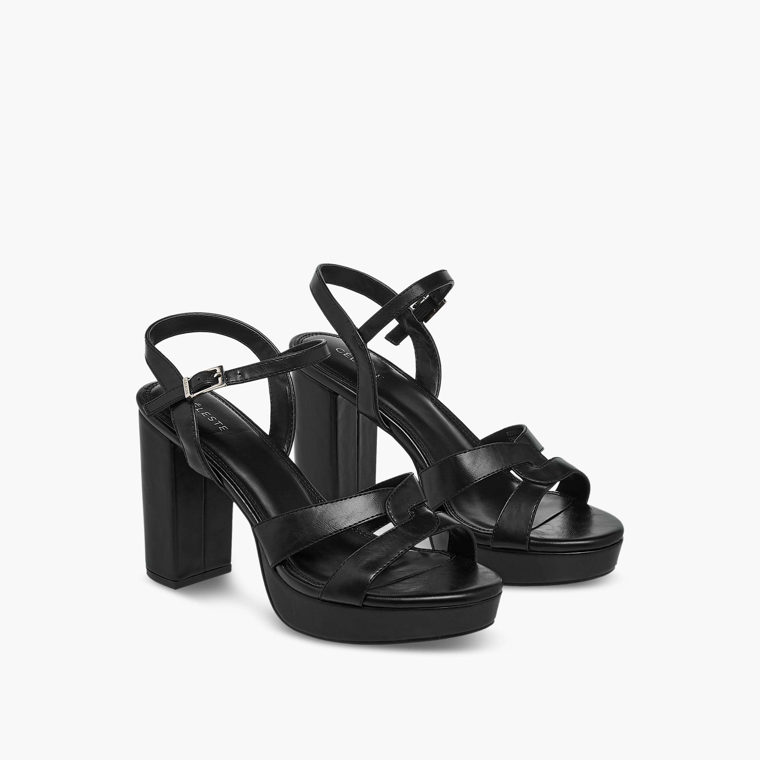 صندل بأحزمة وإغلاق إبزيم وكعب سميك للنساء من سيليست-women-shoes-sandals-heeled-image-1