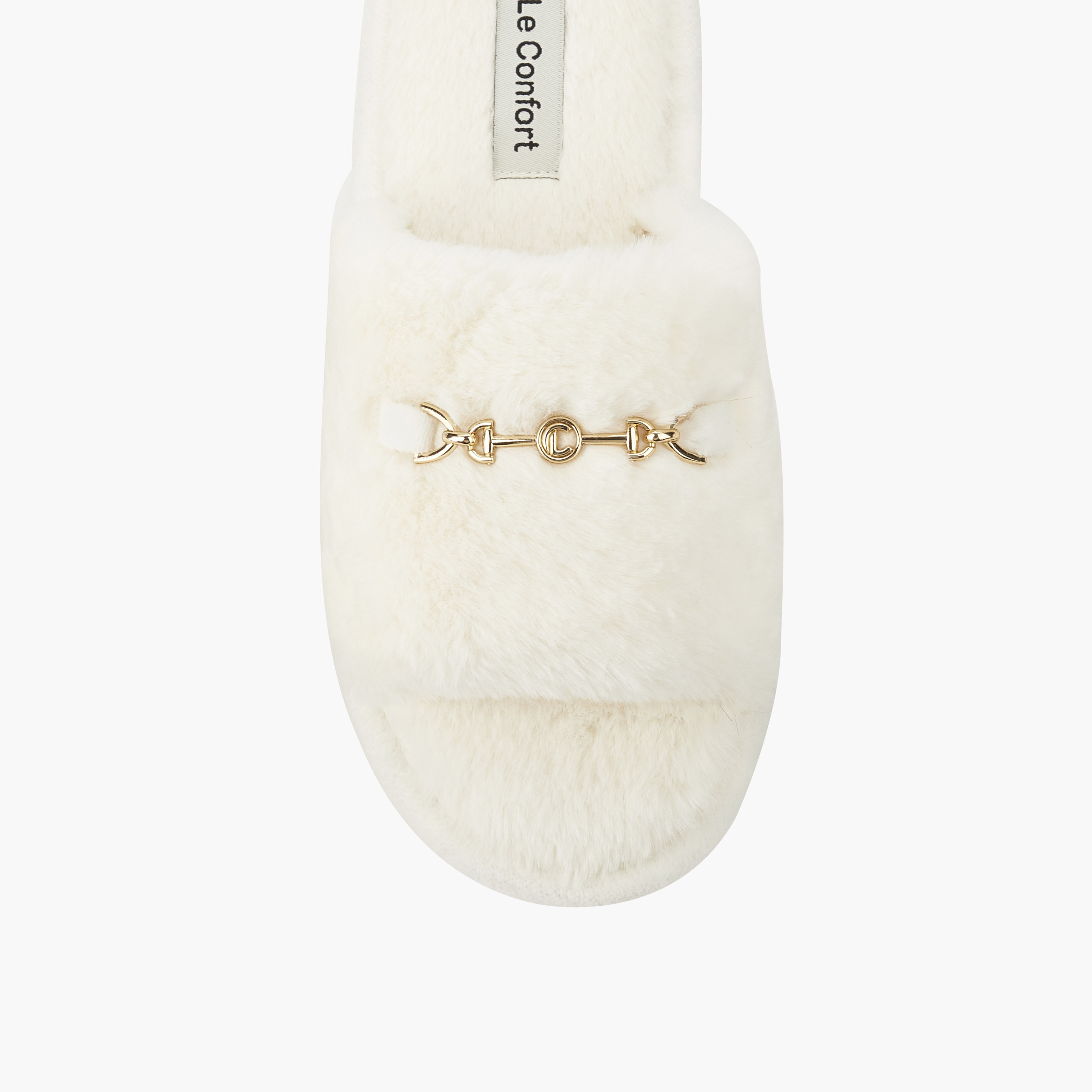 Le Confort Women Faux Fur Bedroom Slides-women-shoes-bedroomslippers-image-4