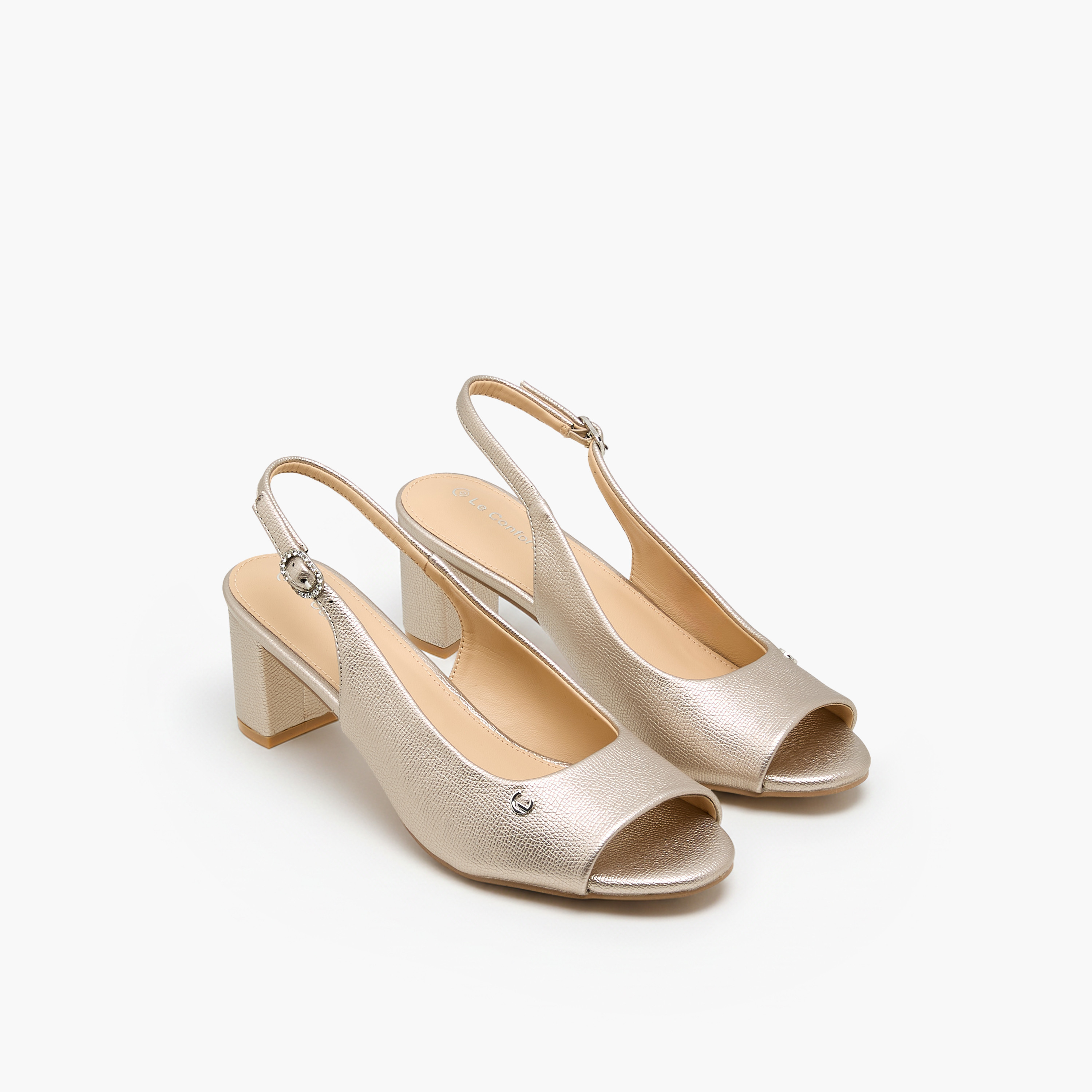 صندل بكعب عريض للنساء من لو كونفورت-women-shoes-sandals-heeled-image-1