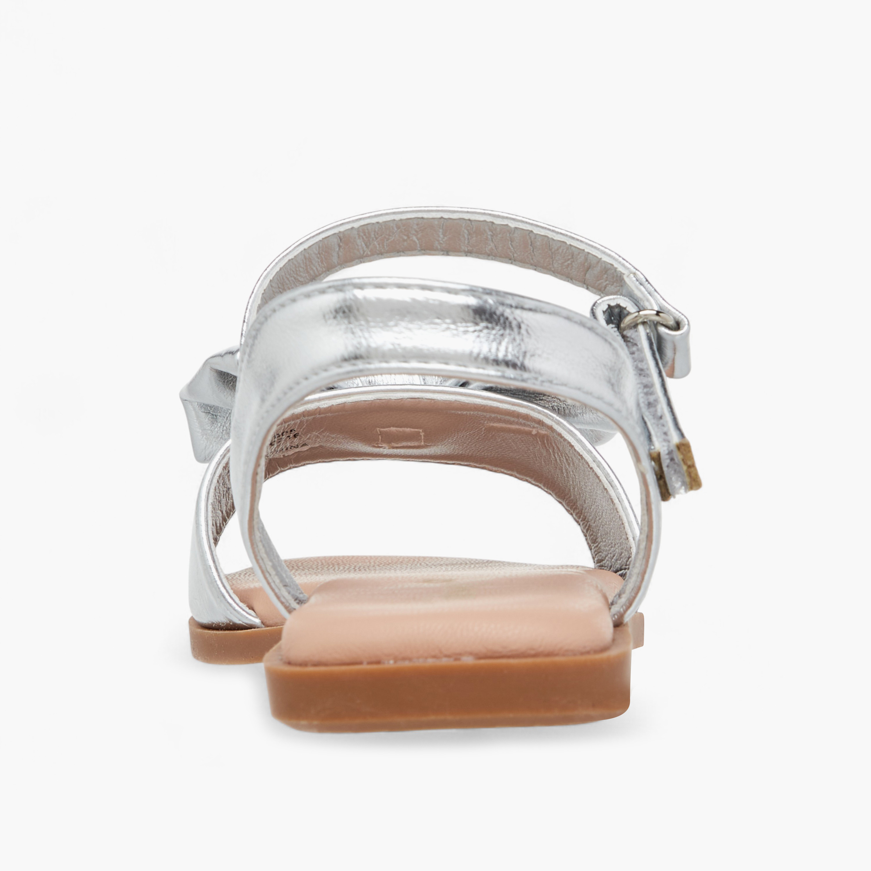 Little Missy Bow Accent Sandals with Hook and Loop Closure-girls-shoes-sandals-image-4