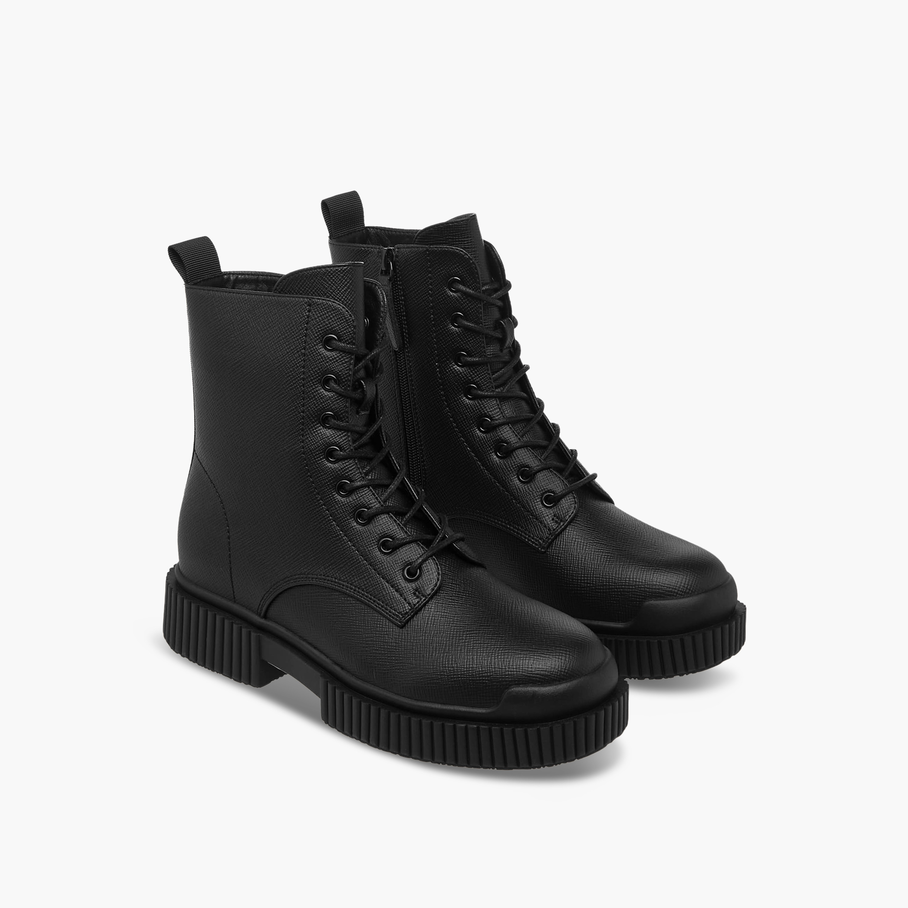 بوت شافت مرتفع بارز الملمس للنساء من ميسي-women-shoes-boots-image-6