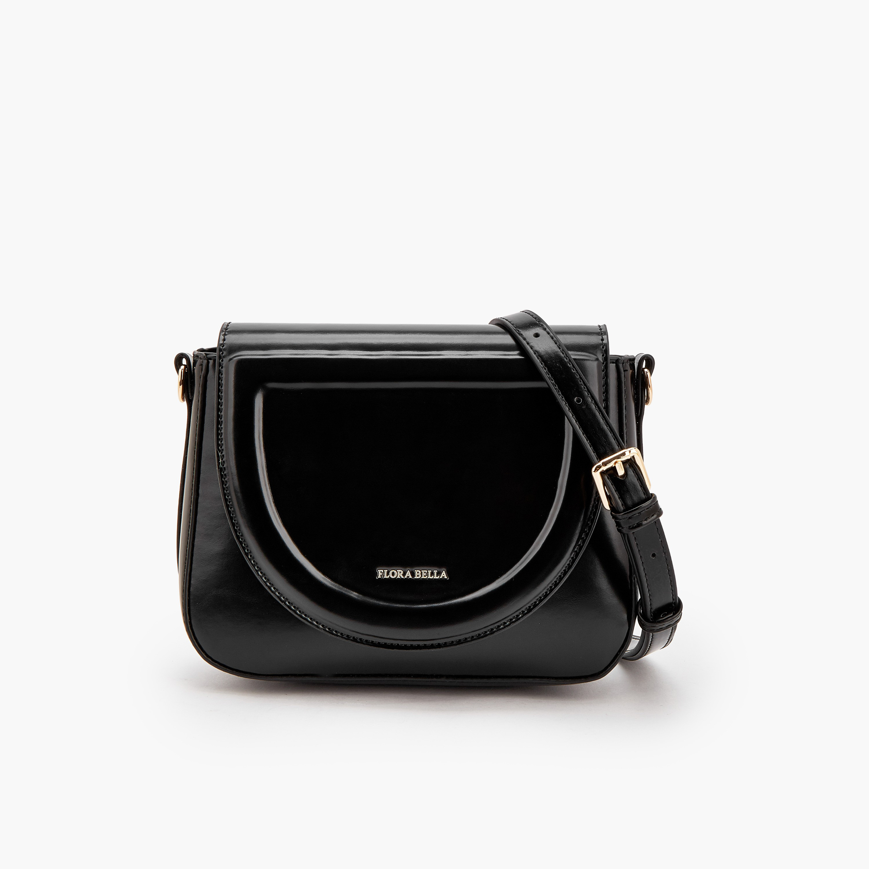 شنطة كروس بودي سادة بحزام قابل للفصل من فلورا بيلا-women-bagsandwallets-handbags-image-1