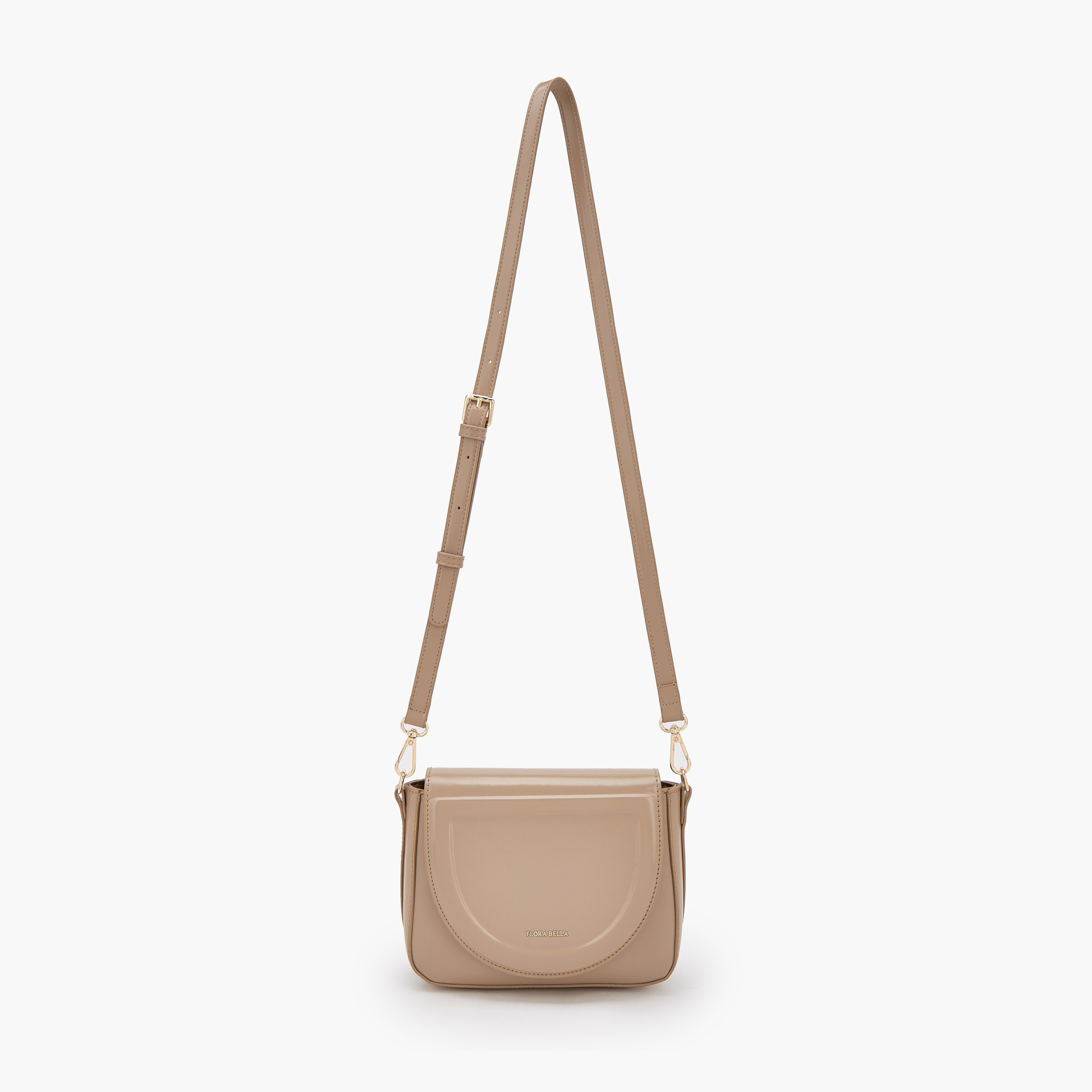شنطة كروس بودي سادة بحزام قابل للفصل من فلورا بيلا-women-bagsandwallets-handbags-image-2
