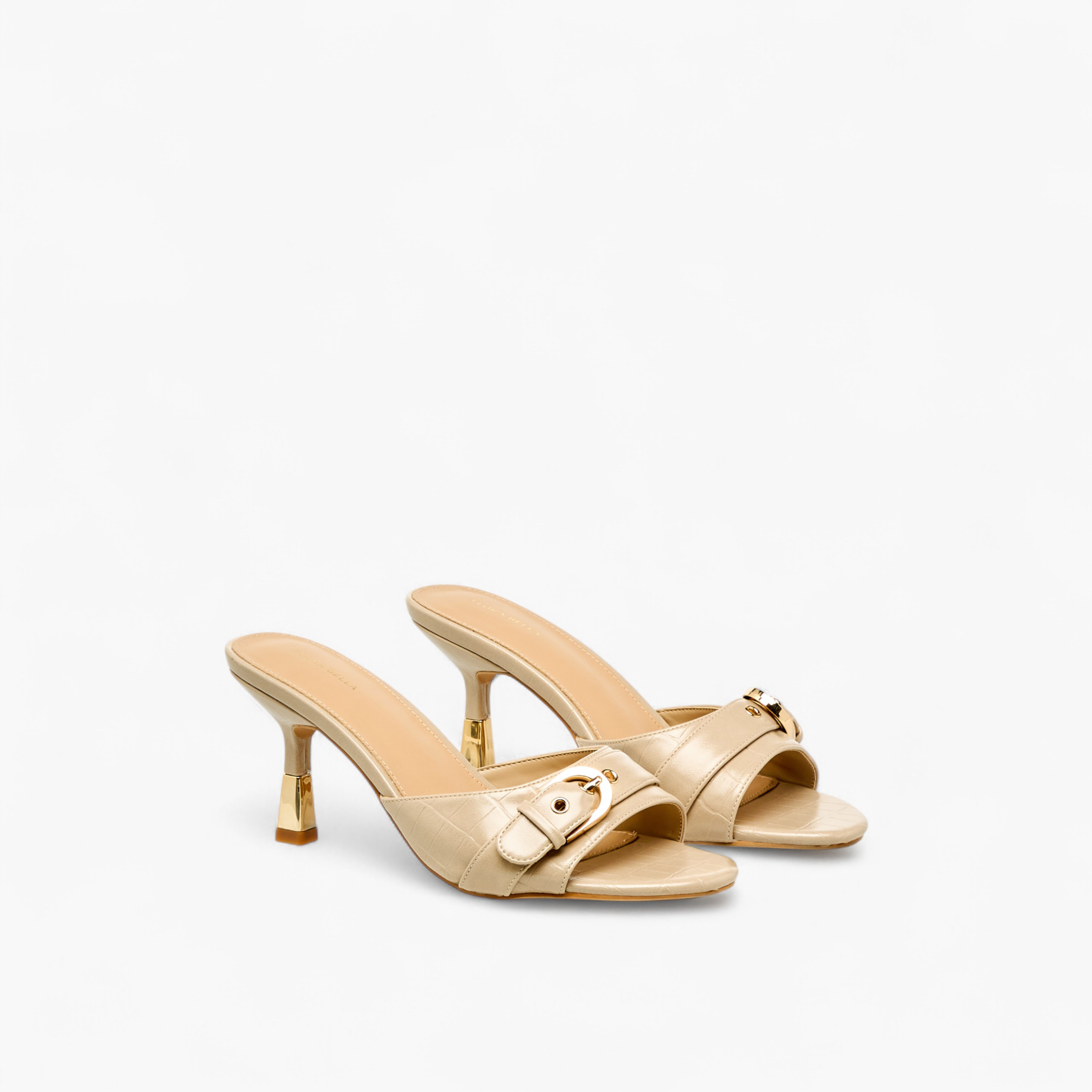 صندل بكعب رفيه وإبزيم زينة للنساء من فلورا بيلا-women-shoes-sandals-heeled-image-1