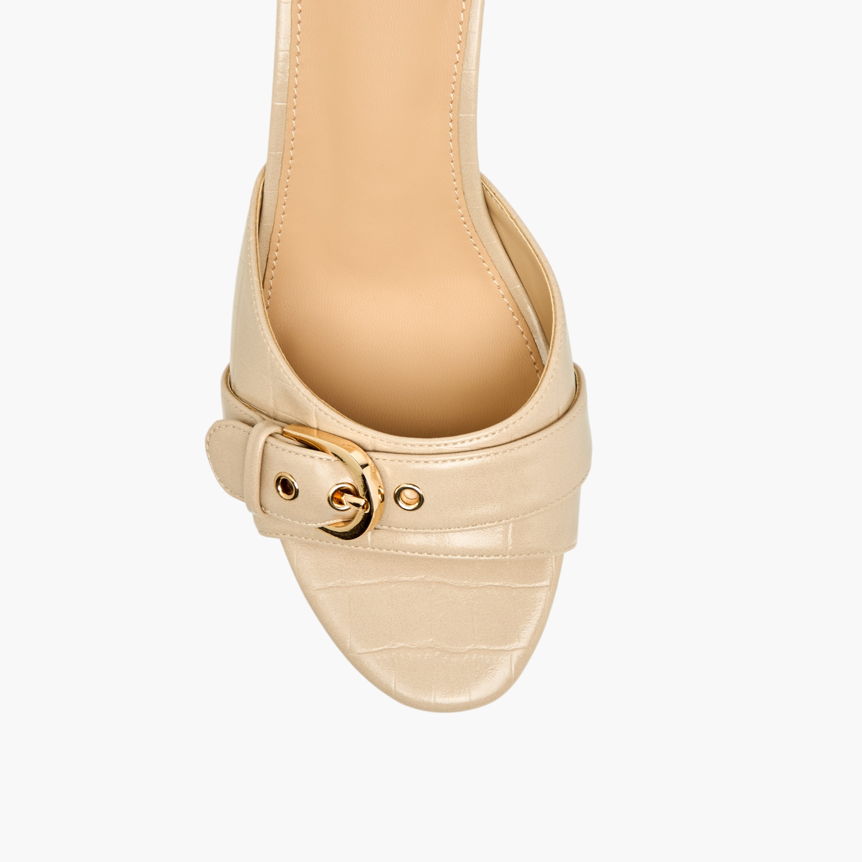 صندل بكعب رفيه وإبزيم زينة للنساء من فلورا بيلا-women-shoes-sandals-heeled-image-4