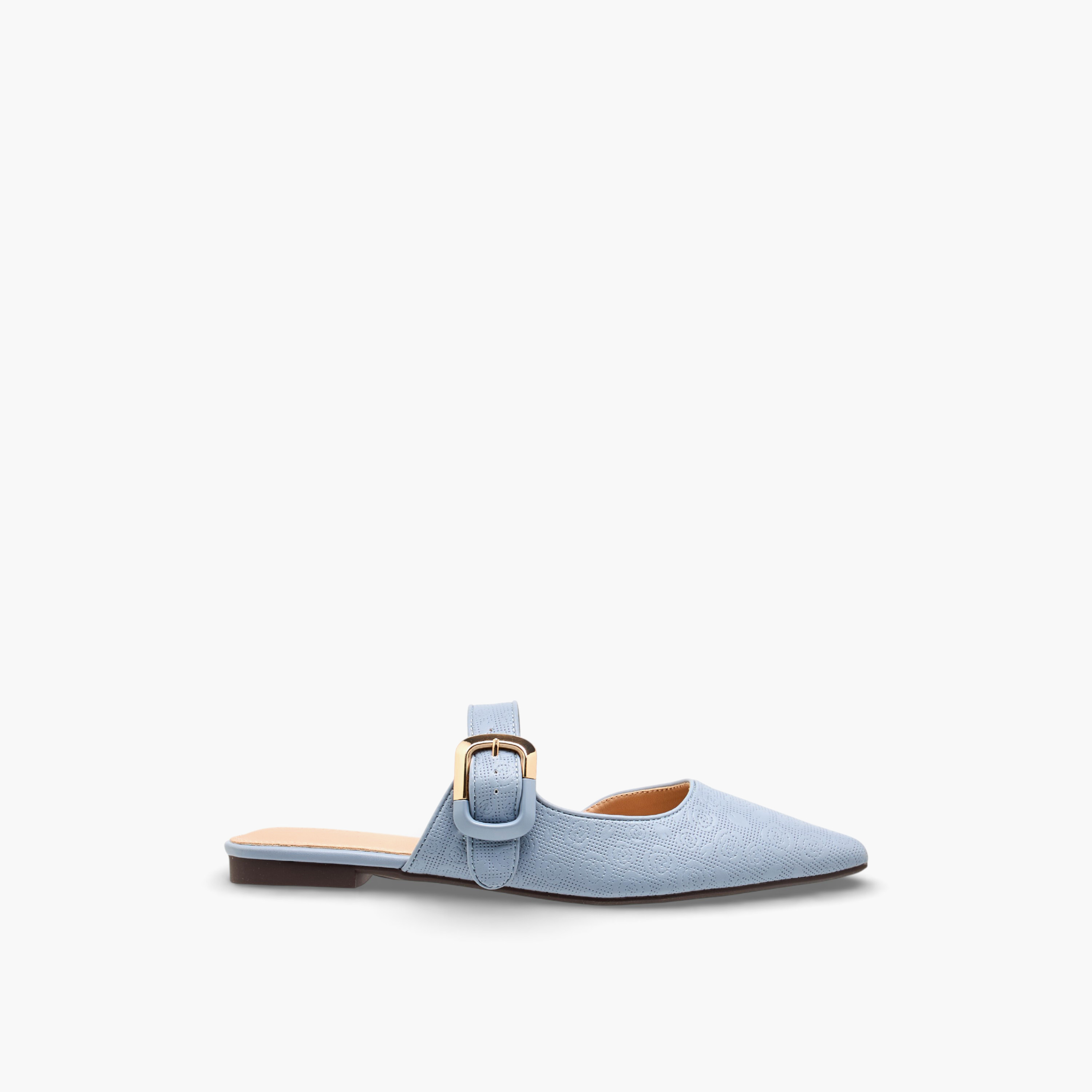 حذاء بزهور بارزة الملمس ومقدمة مدببة للنساء من فلورا بيلا-women-shoes-flats-sandals-image-3