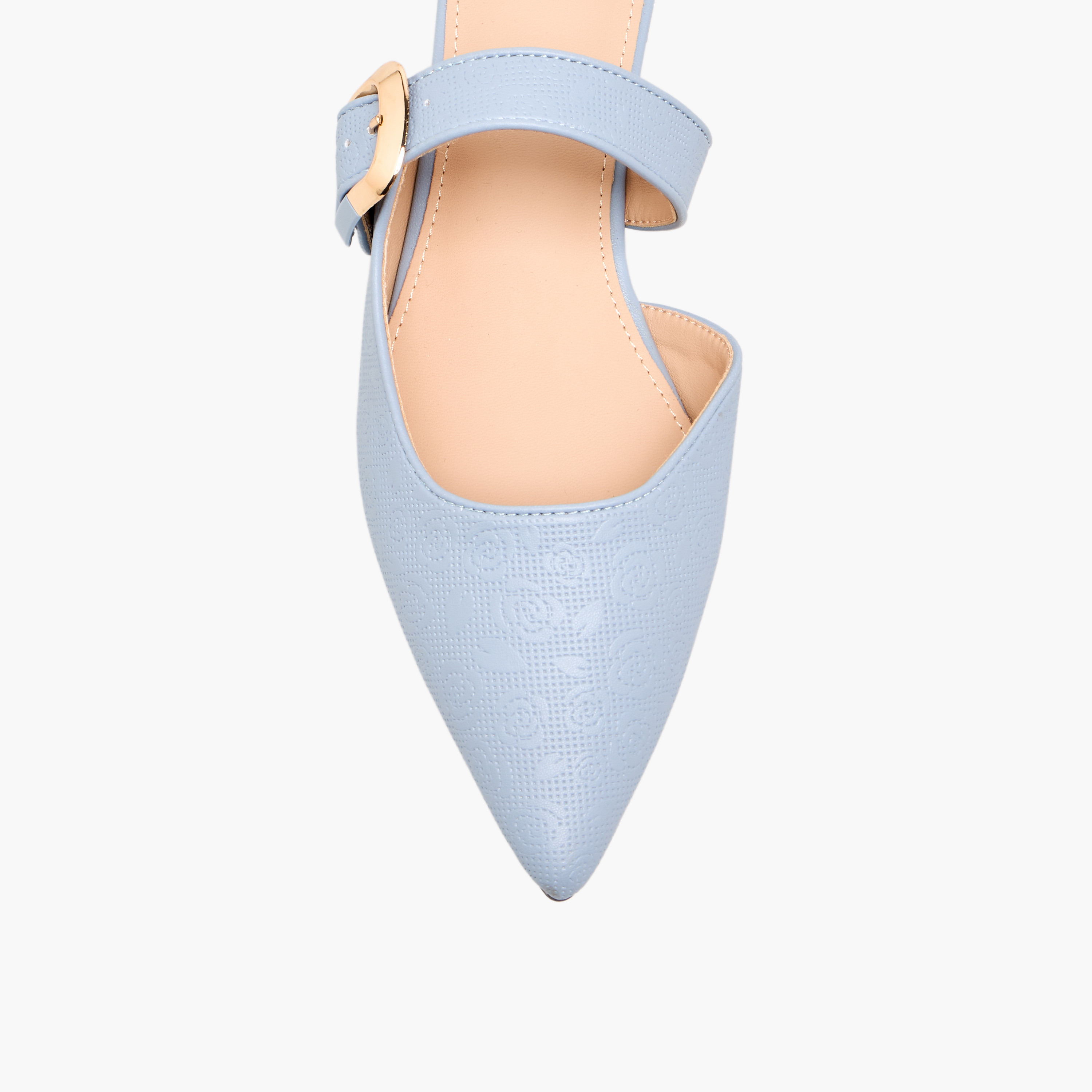 حذاء بزهور بارزة الملمس ومقدمة مدببة للنساء من فلورا بيلا-women-shoes-flats-sandals-image-4