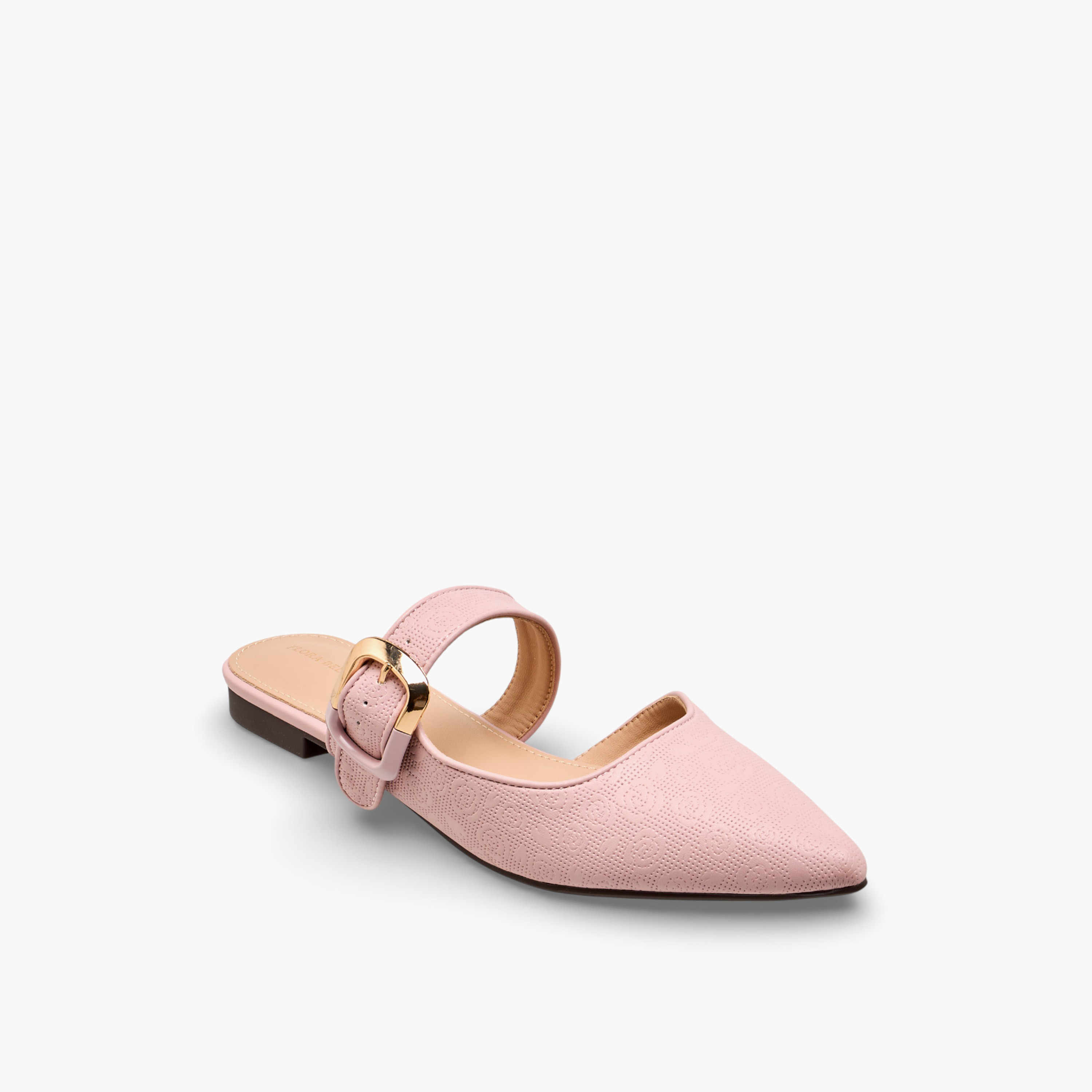 حذاء بزهور بارزة الملمس ومقدمة مدببة للنساء من فلورا بيلا-women-shoes-flats-sandals-image-3