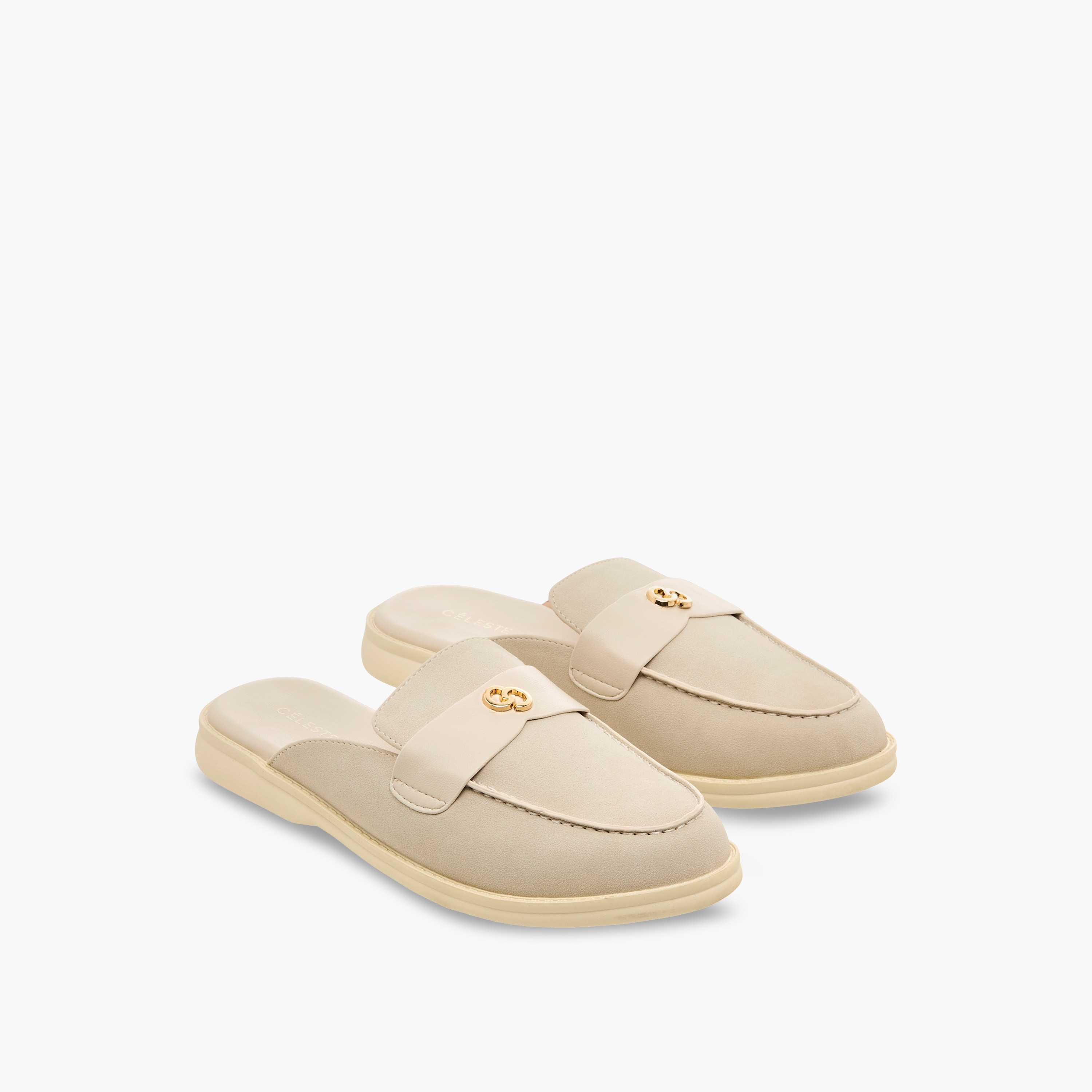 Celeste Women Metal Accent Mules-women-shoes-flats-mules-image-1