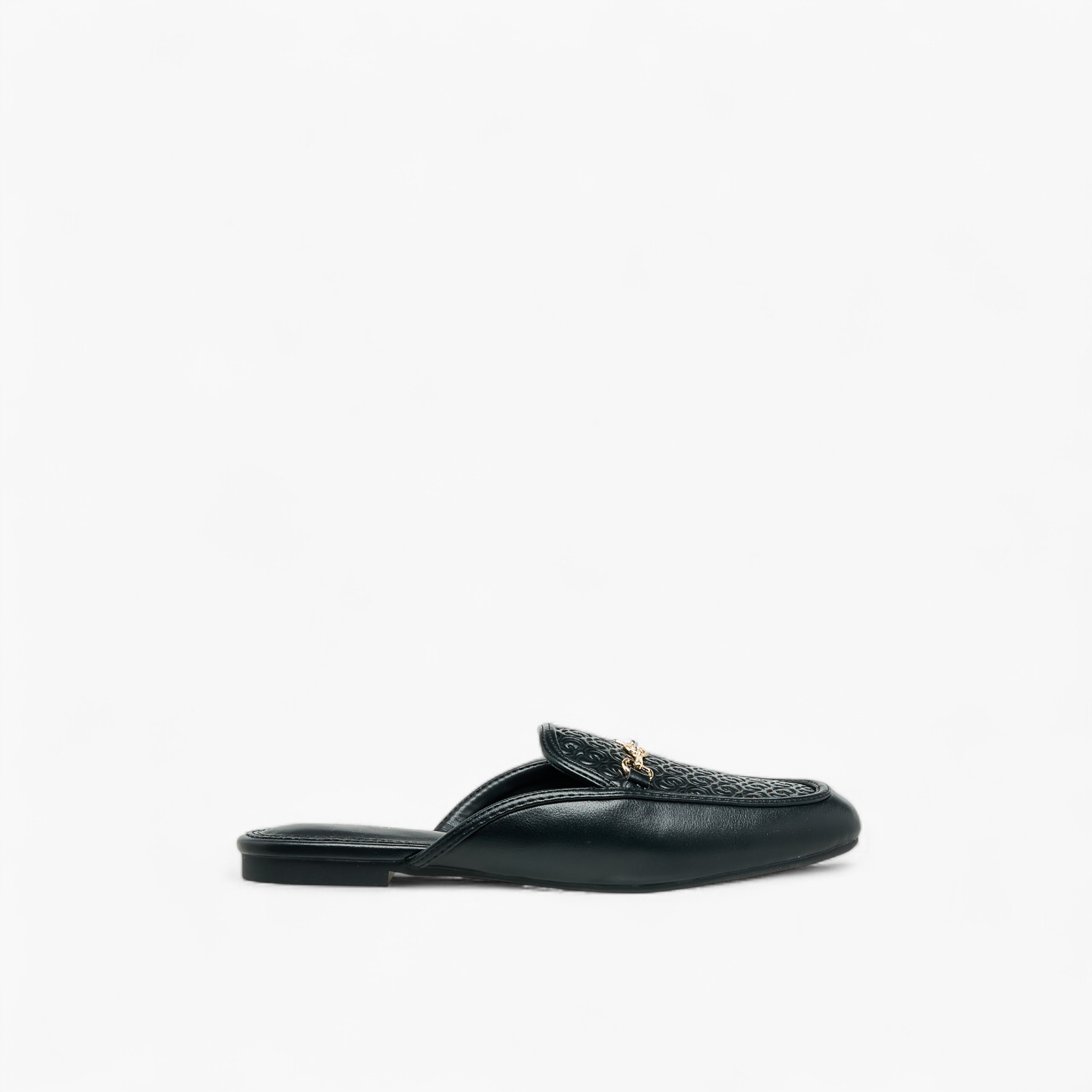 Celeste Women Monogram Embossed Mules-women-shoes-flats-mules-image-3