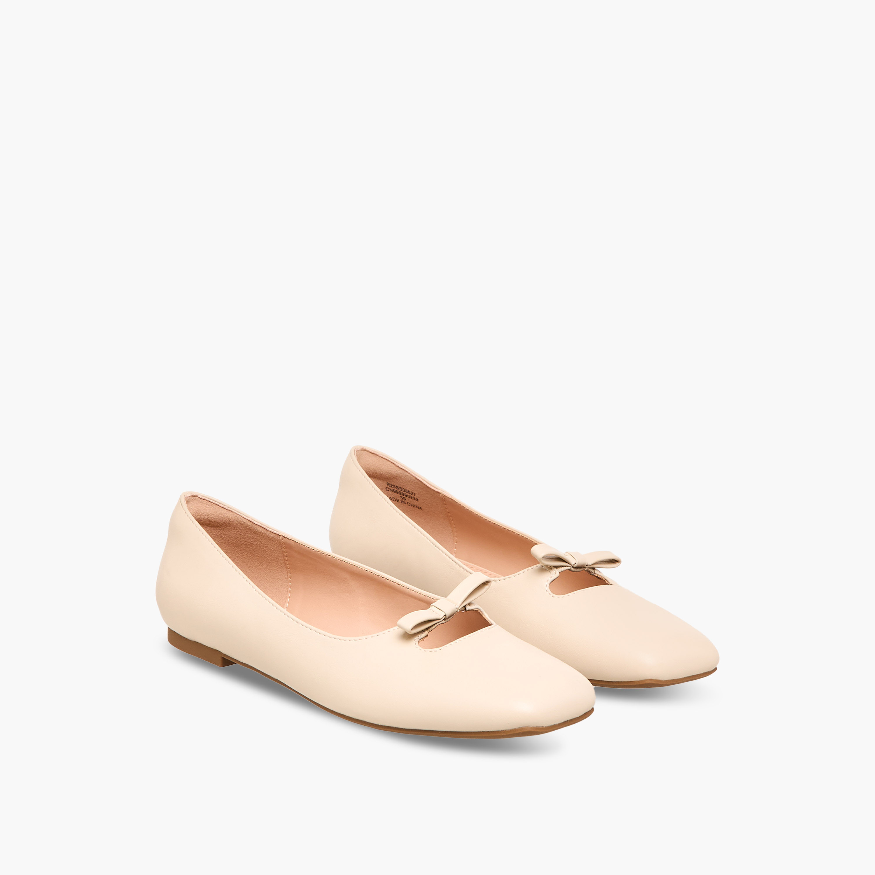 Celeste Women's Bow Accent Ballerina Shoes-women-shoes-ballerinas-image-1