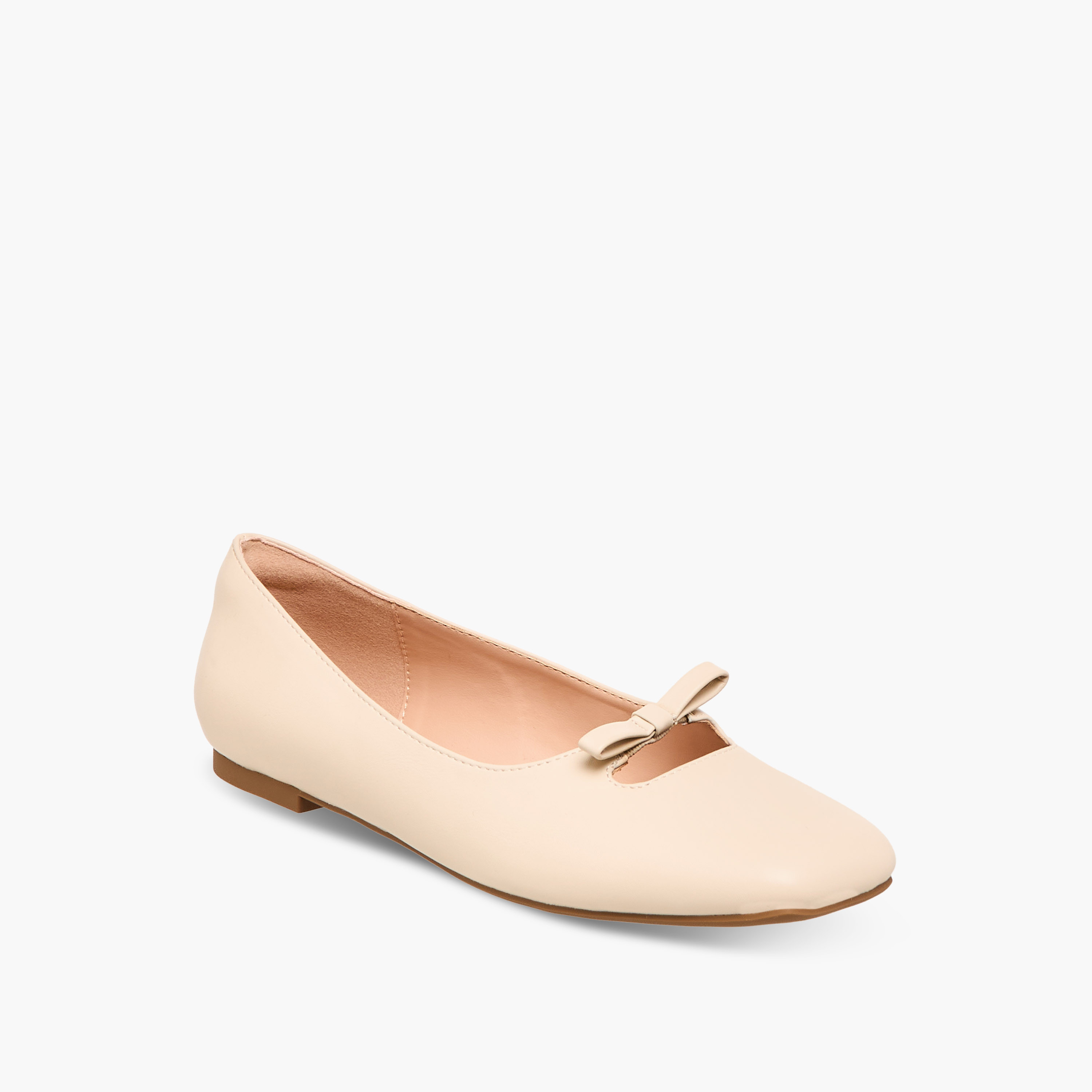Celeste Women's Bow Accent Ballerina Shoes-women-shoes-ballerinas-image-2