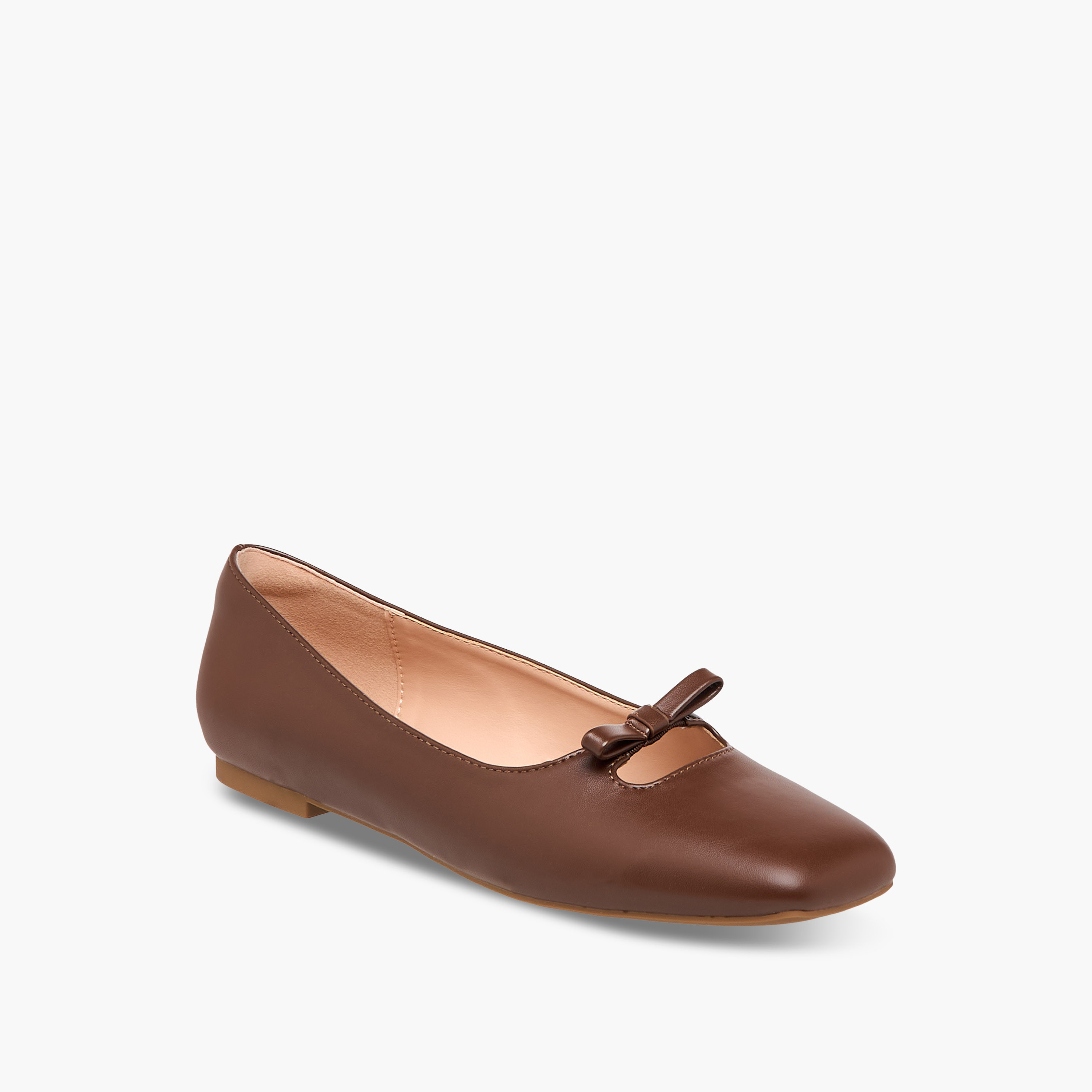 Celeste Women's Bow Accent Ballerina Shoes-women-shoes-ballerinas-image-2