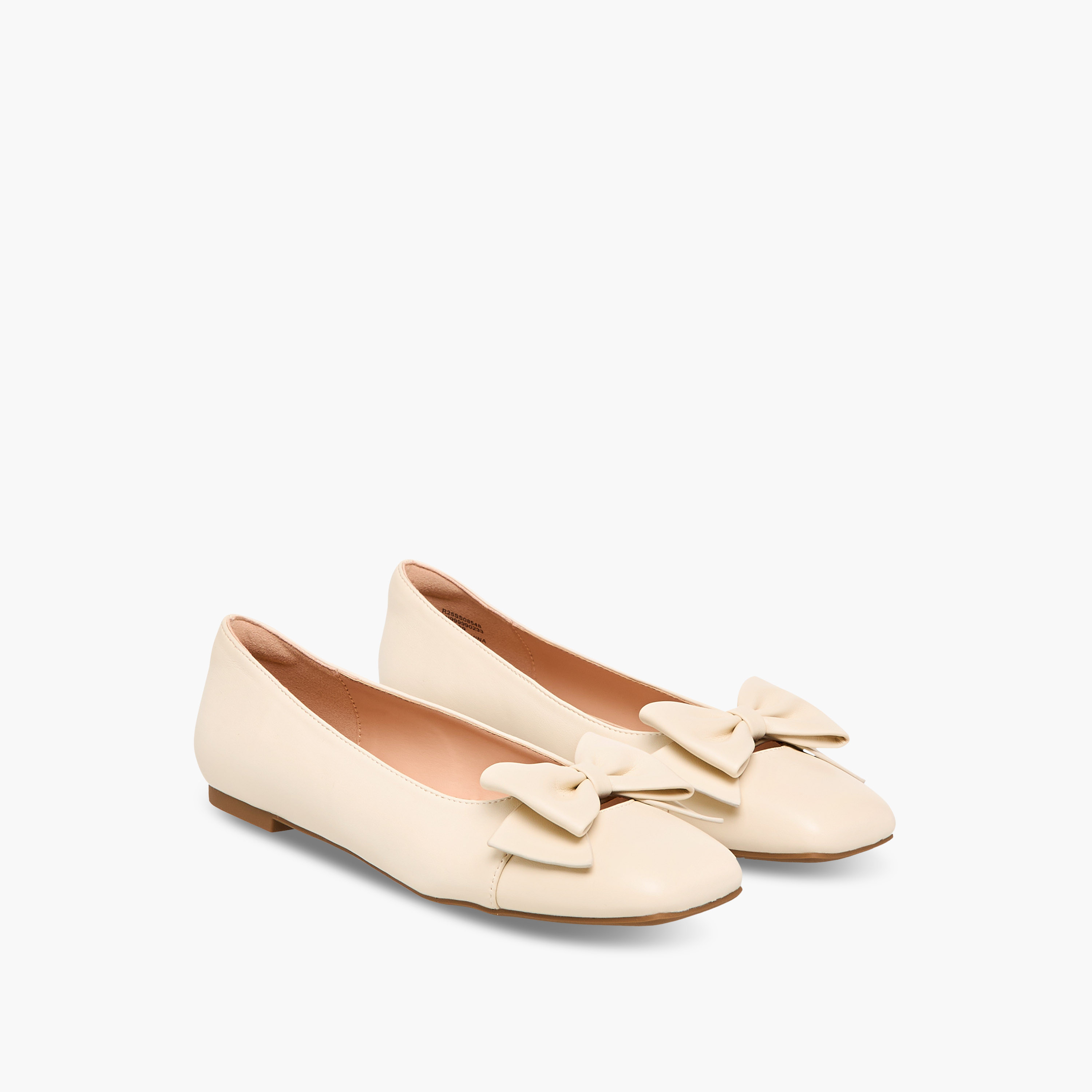 Celeste Women's Bow Detail Slip-On Ballerina Shoes-women-shoes-ballerinas-image-1