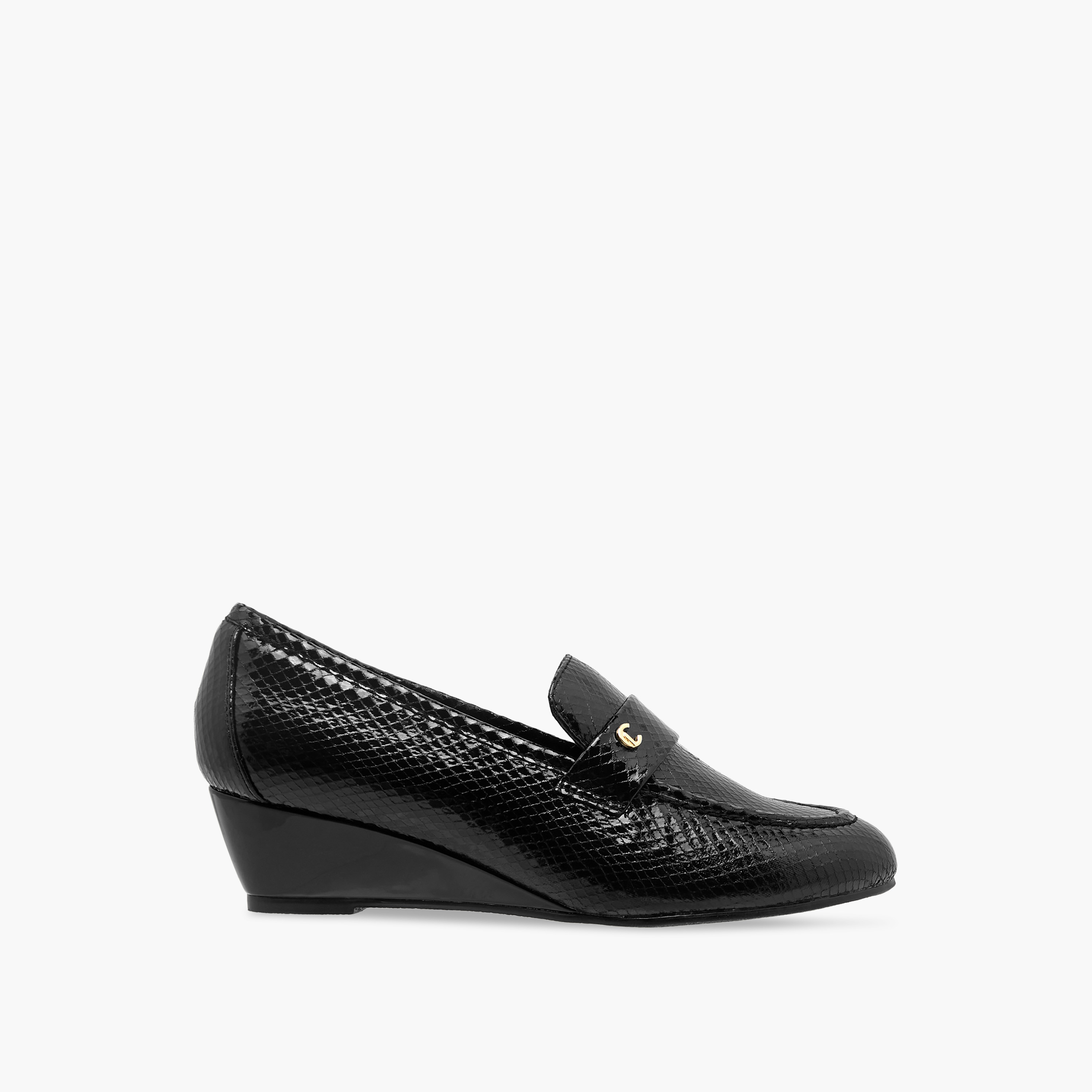 Le Confort Women Textured Wedge Heel Shoes-women-shoes-sandals-heeled-image-3