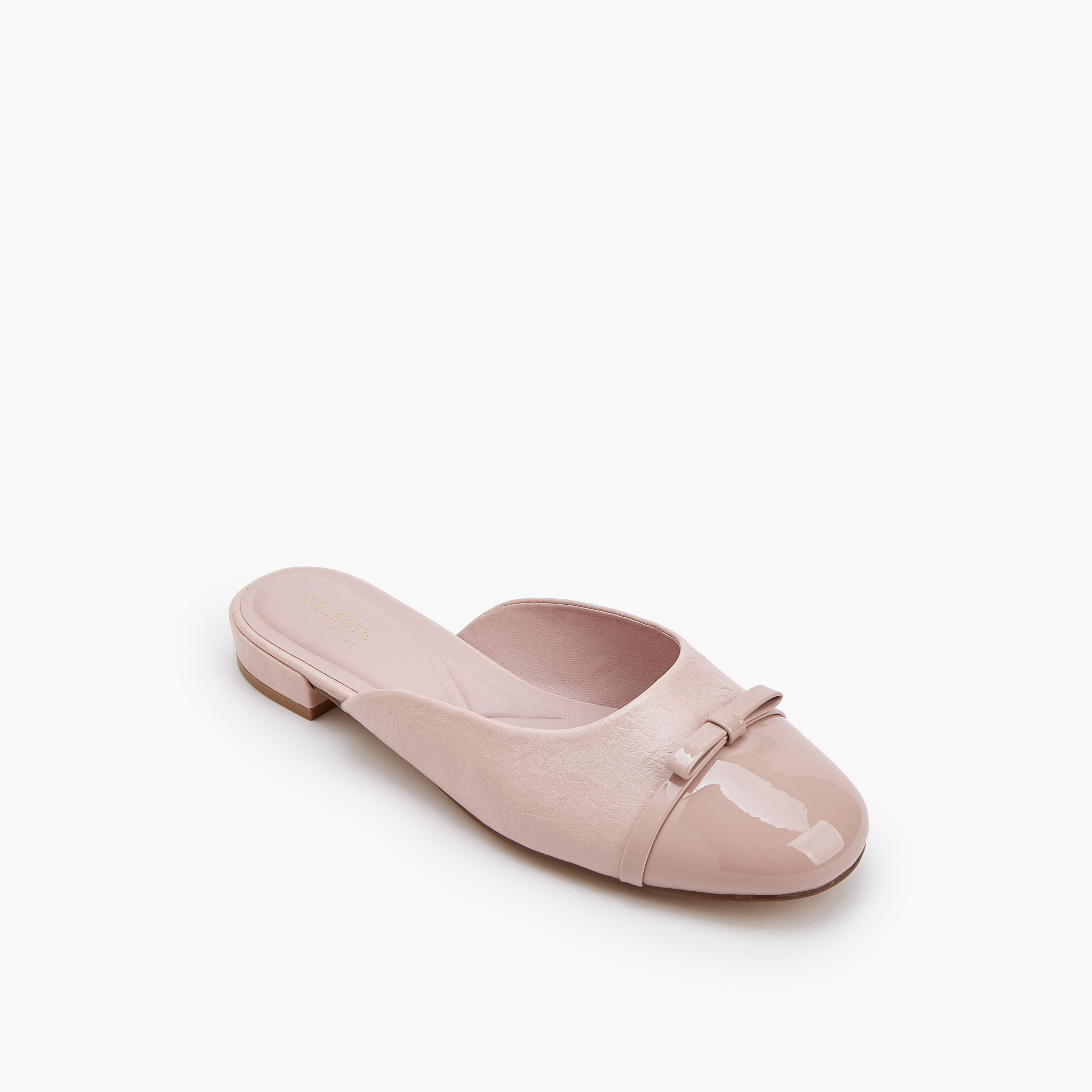حذاء مول مجعد بارز الملمس للنساء من سيليست-women-shoes-flats-mules-image-2