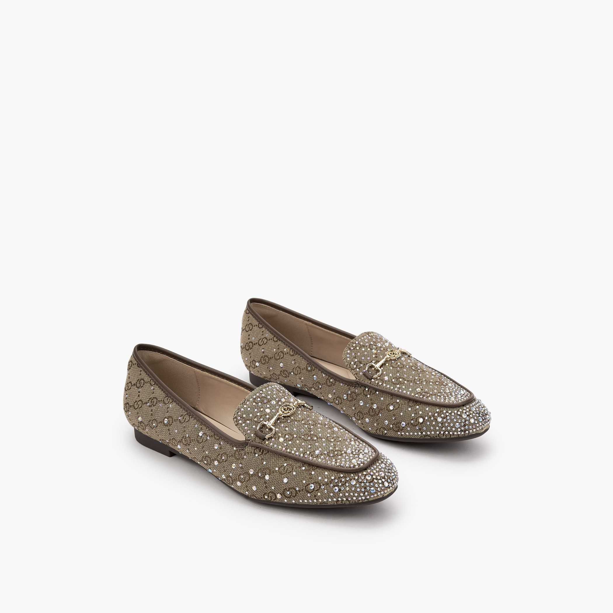 حذاء لوفر بطبعات مونوجرام للنساء من سيليست-women-shoes-flats-loafers-image-1