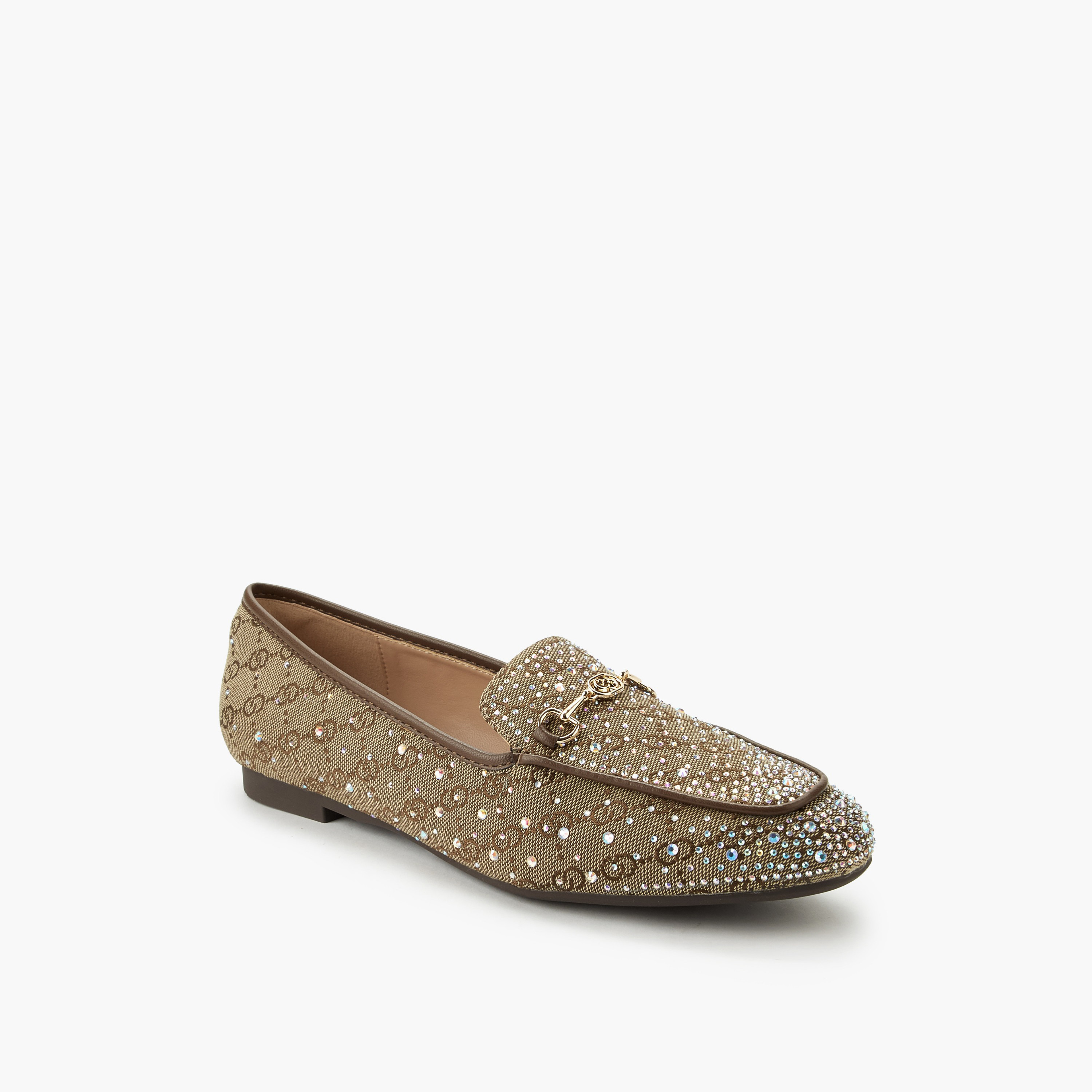 حذاء لوفر بطبعات مونوجرام للنساء من سيليست-women-shoes-flats-loafers-image-2