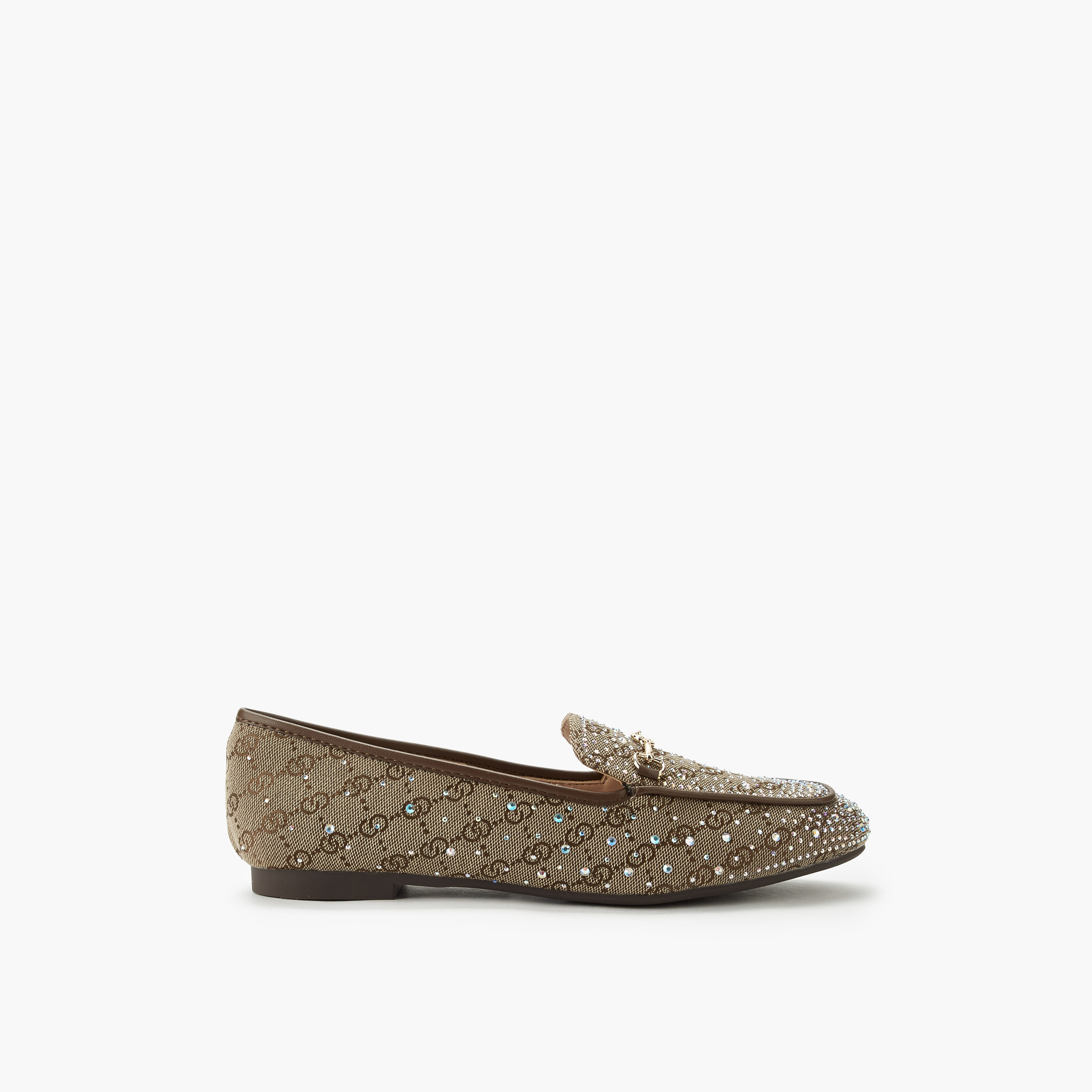 حذاء لوفر بطبعات مونوجرام للنساء من سيليست-women-shoes-flats-loafers-image-3