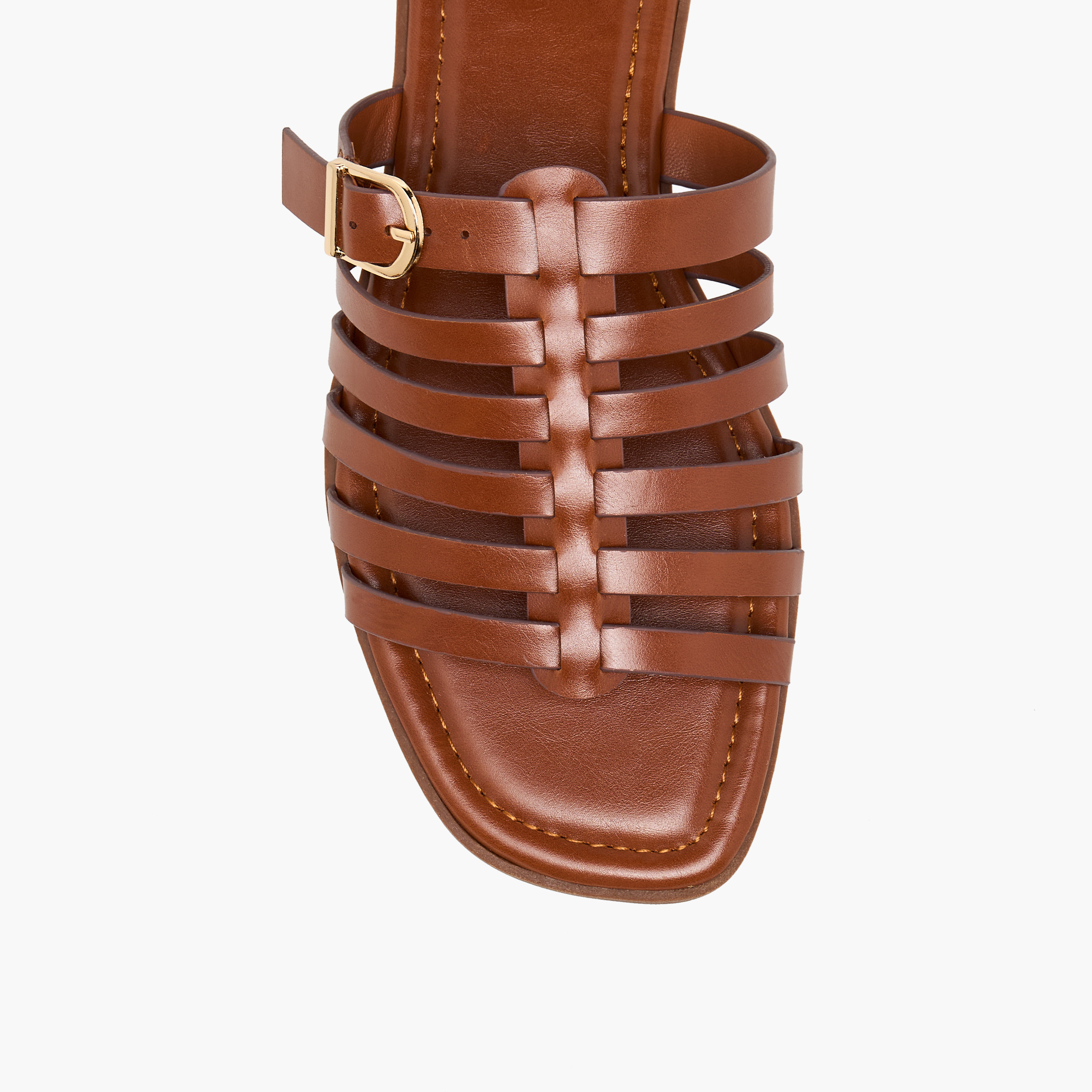 Celeste Women Slip-On Buckle Accent Sandals-women-shoes-sandals-flats-image-7
