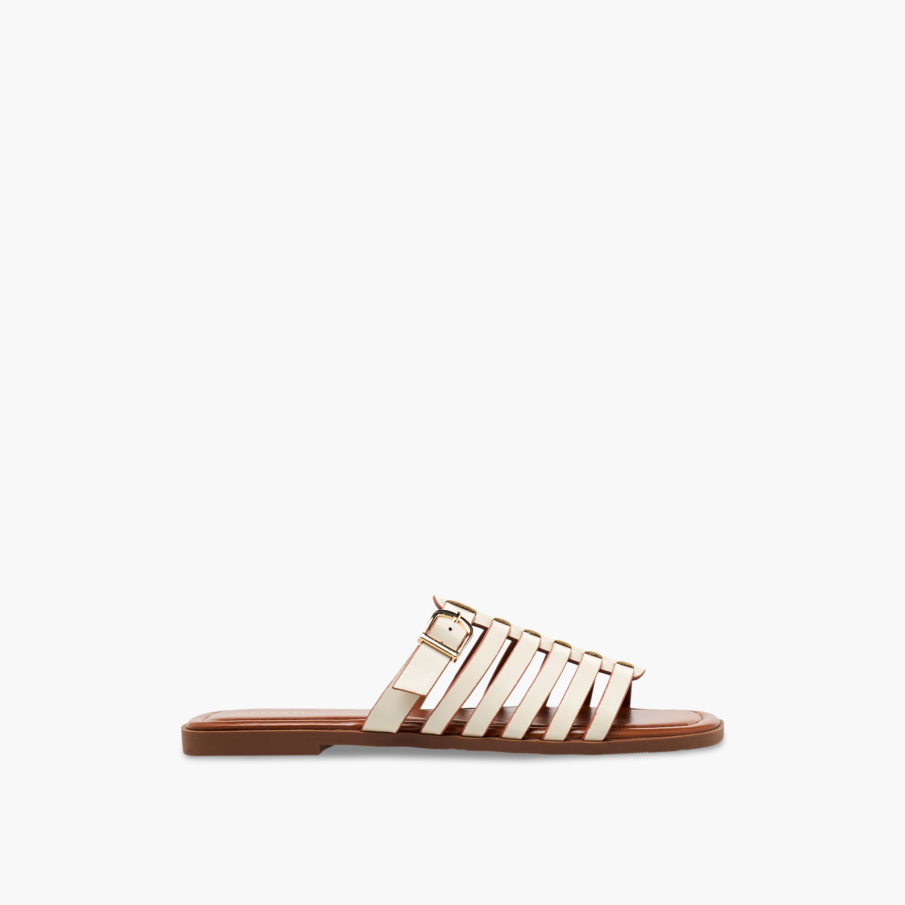 Celeste Women Slip-On Buckle Accent Sandals-women-shoes-sandals-flats-image-3